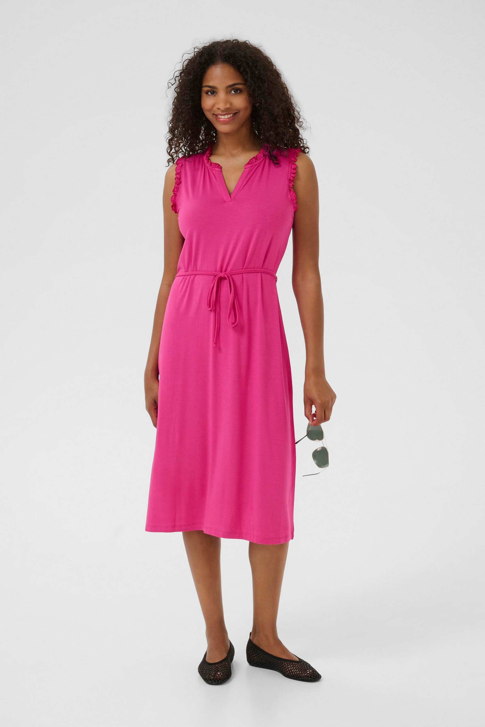 KAFFE Midikleid »Kleid KAmaria«