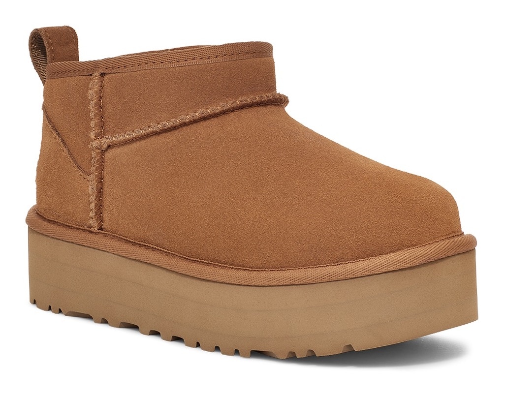 UGG Schlupfboots »KIDS' CLASSIC ULTRA MINI PLATFORM«, Plateaustiefel, Boots, Winterboots...