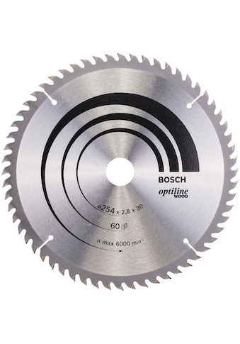 Bosch Professional Kreissägeblatt »Optiline Wood«, 254 x 30 x 2,8 mm, 60 kaufen