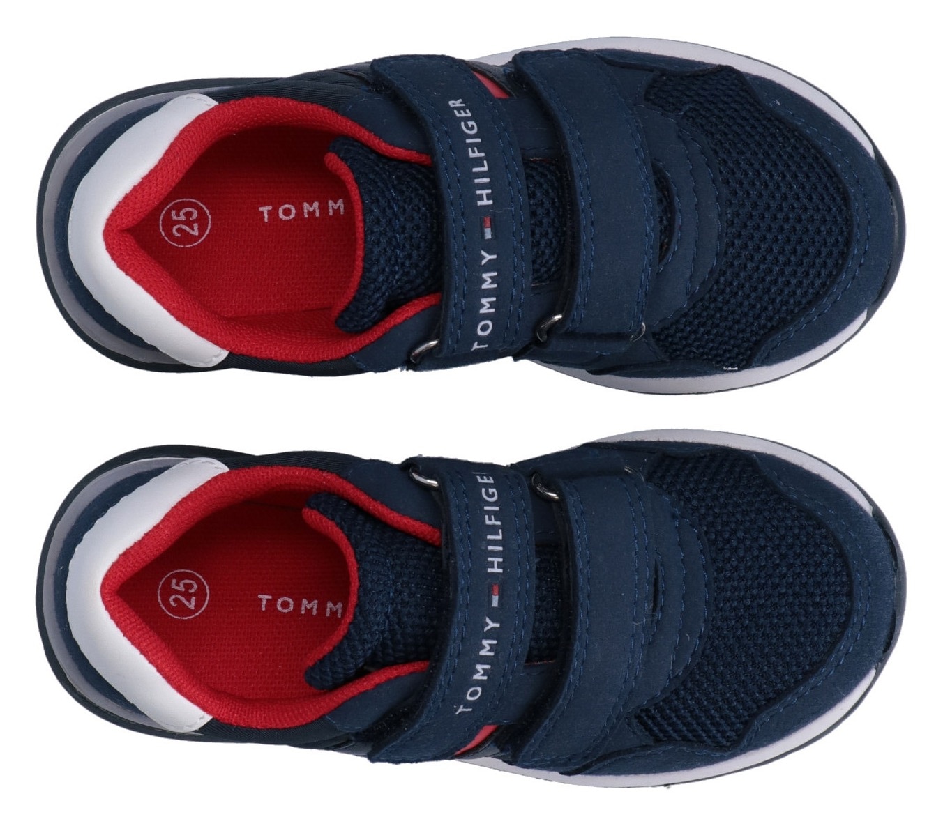 Tommy Hilfiger Sneaker »LOW CUT VELCRO«, mit doppeltem Klettverschluss, Freizeitschuh, Halbschuh, Schnürschuh