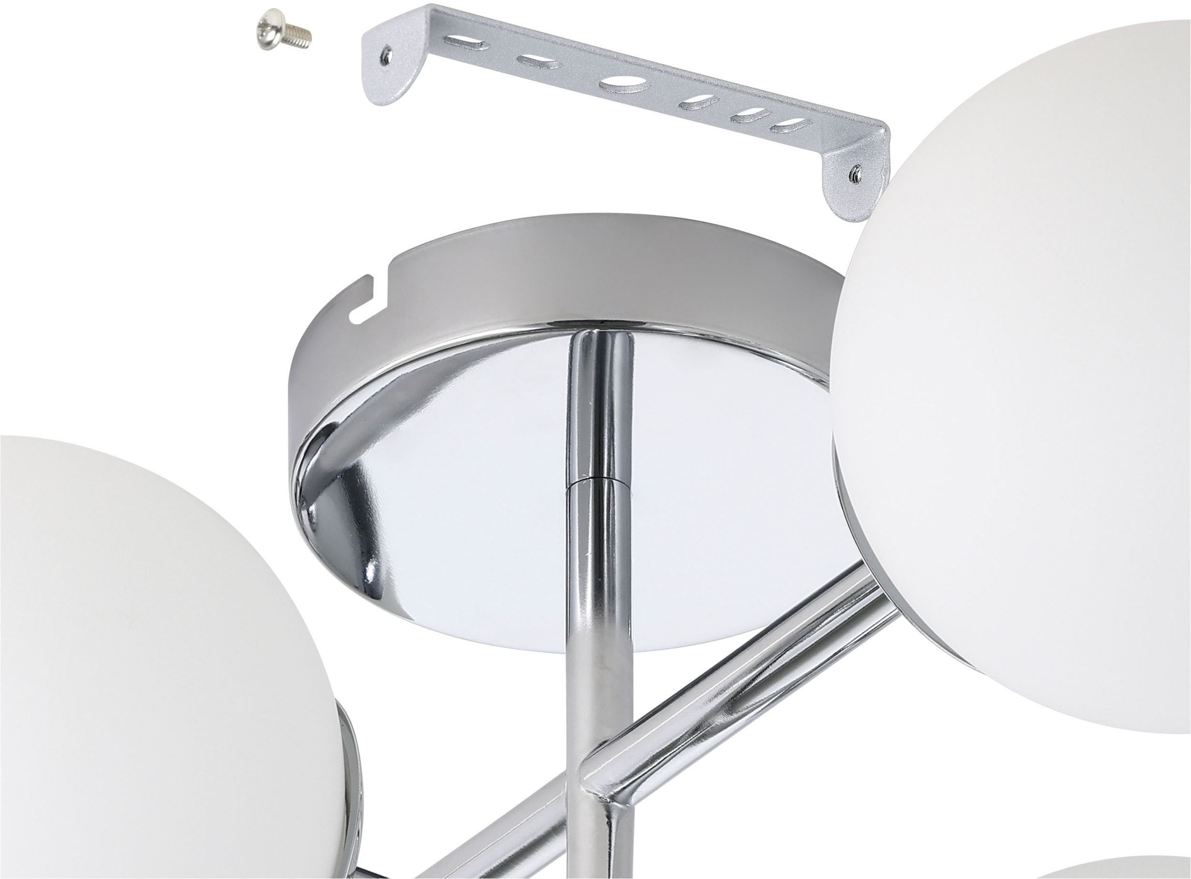 EGLO LED Deckenleuchte »CASTROVIDO Deckenlampe - Stahl - G9 - 4X4,2W - IP44« G9 1 Stk. Wohzimmerlampe, Esszimmerlampe, Flur, Schlafzimmer,L47,5xB38,5xH19,5cm