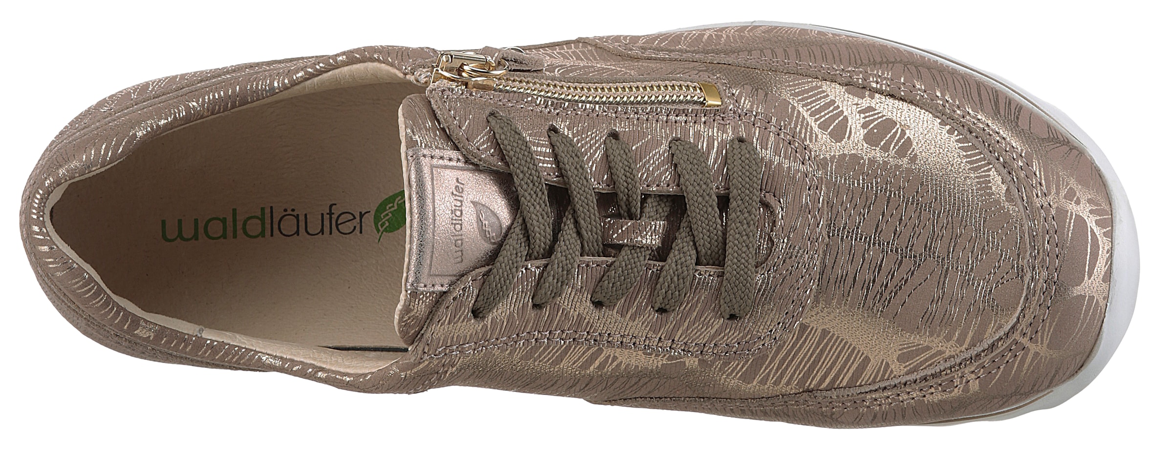 Waldläufer Keilsneaker »HAIBA«, Schnürschuh, Halbschuh, Freizeitschuh in Komfortweite H (=sehr weit)