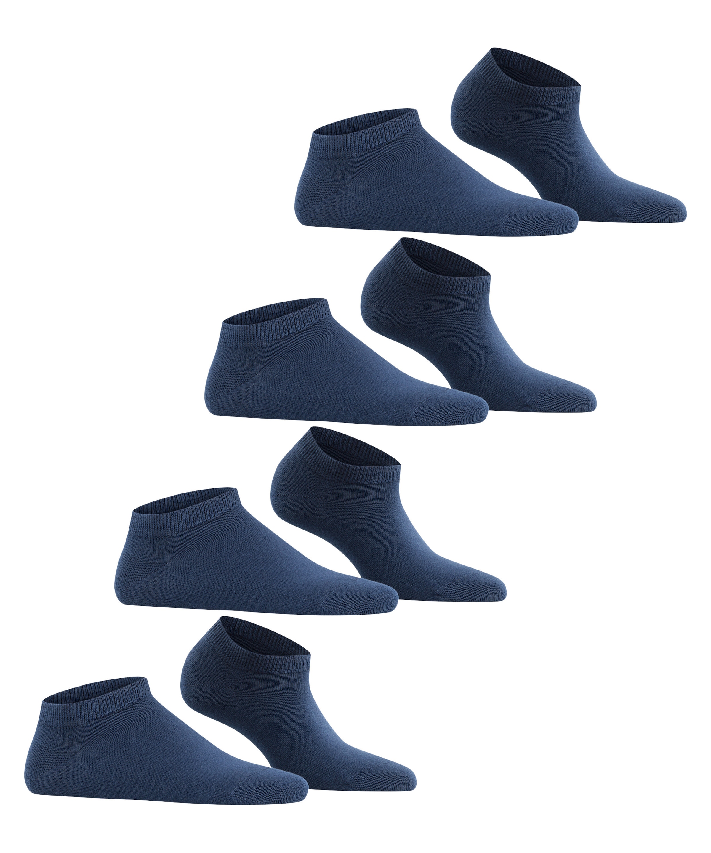 Esprit Sneakersocken »Solid« Einheitsgröße 36-41, geripptes Bündchen, unifarben, Basic Vorteilspack