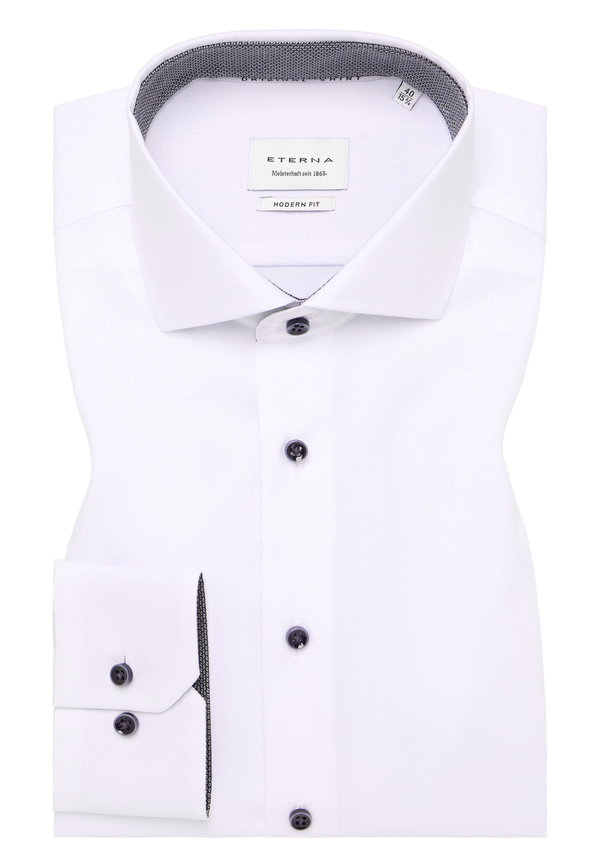 Eterna Langarmhemd »MODERN FIT«, NON IRON (bügelfrei)