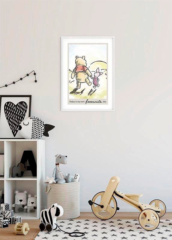 Komar Poster »Winnie Pooh Today«, Disney, (1 St.), Kinderzimmer, Schlafzimmer, Wohnzimmer