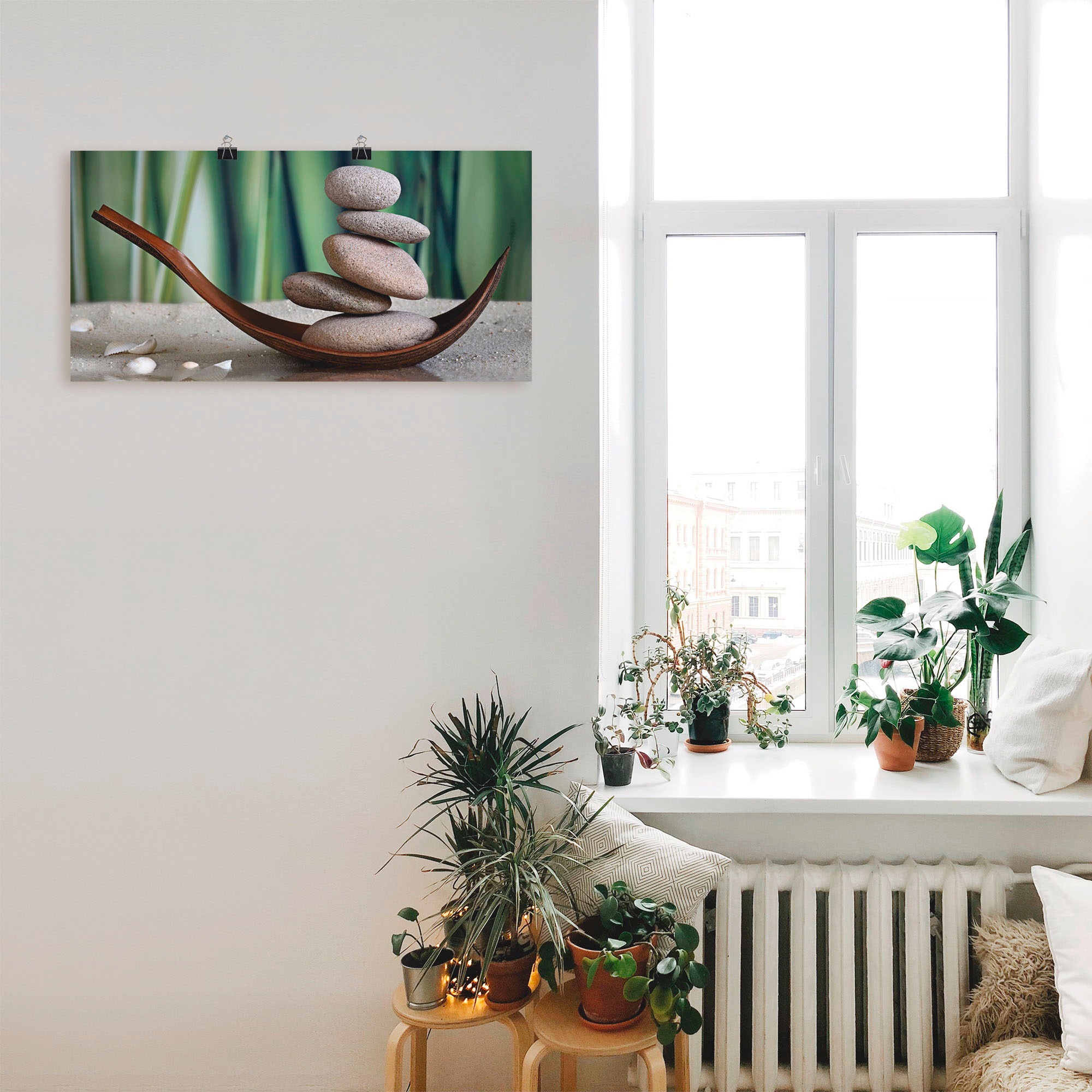 Artland Wandbild »Gleichgewicht«, Zen, (1 St.), als Leinwandbild, Poster, Wandaufkleber in verschied. Größen