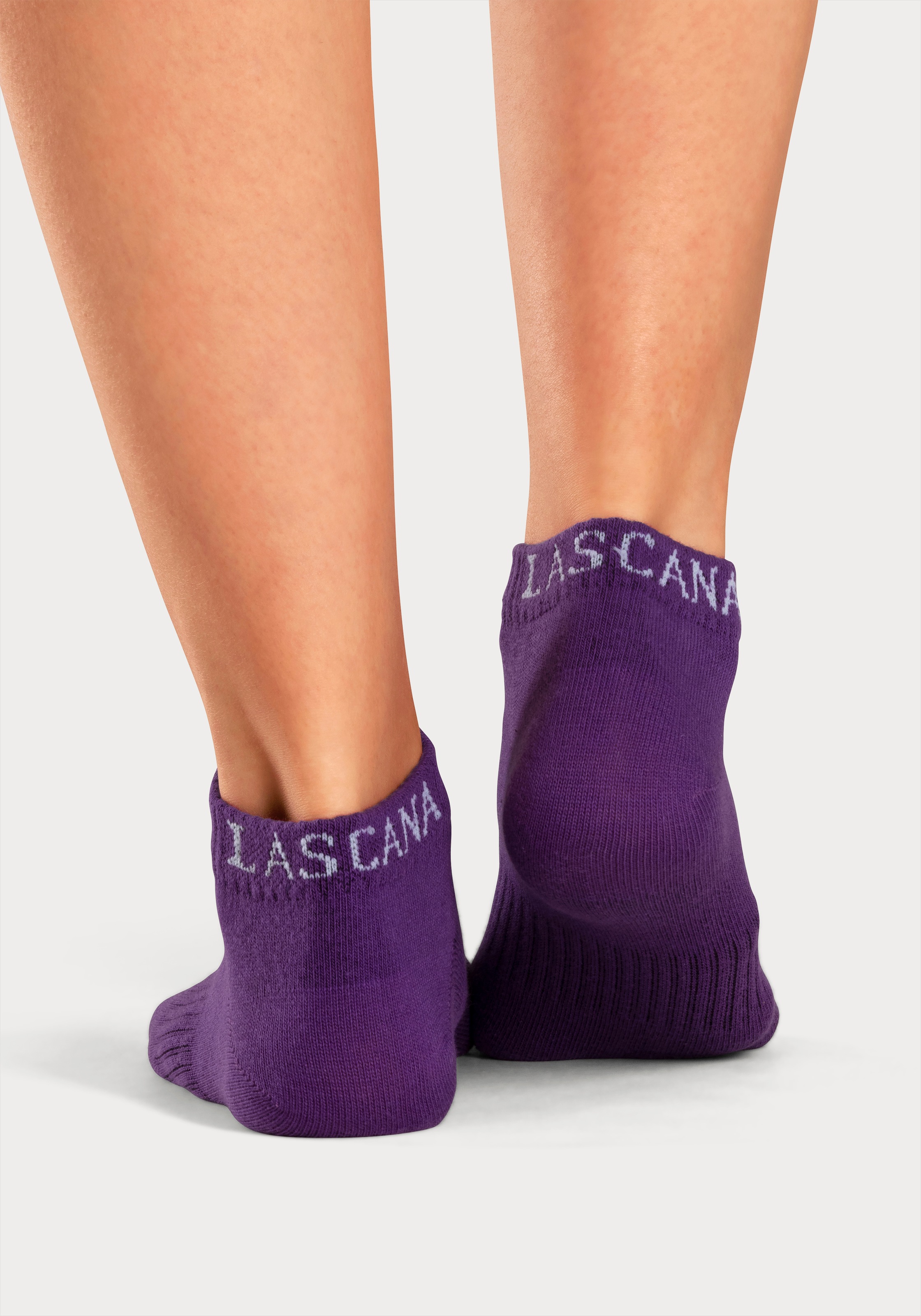 LASCANA ACTIVE Sneakersocken, (Packung, 6 Paar), mit eingestricktem Marken Logo