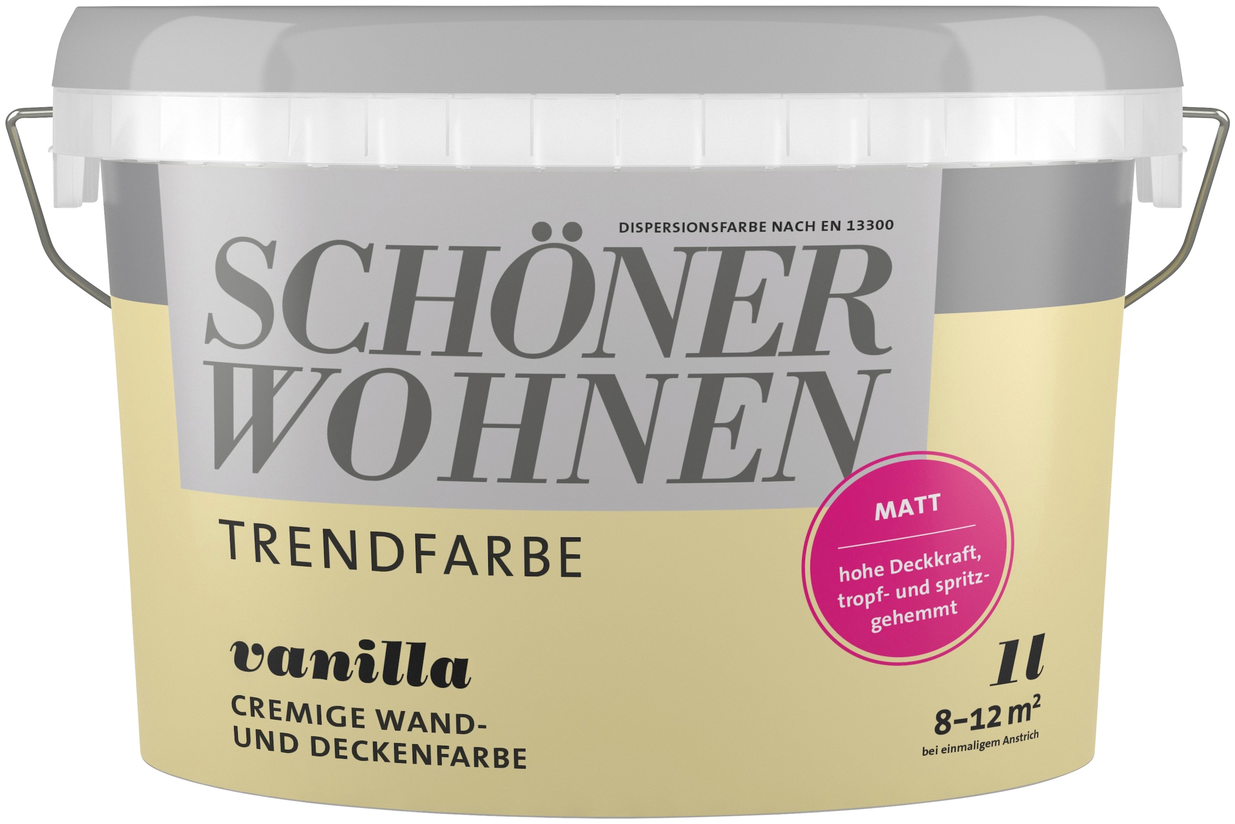 SCHÖNER WOHNEN FARBE Wand- und Deckenfarbe »TRENDFARBE«, 1 Liter, Vanilla,...