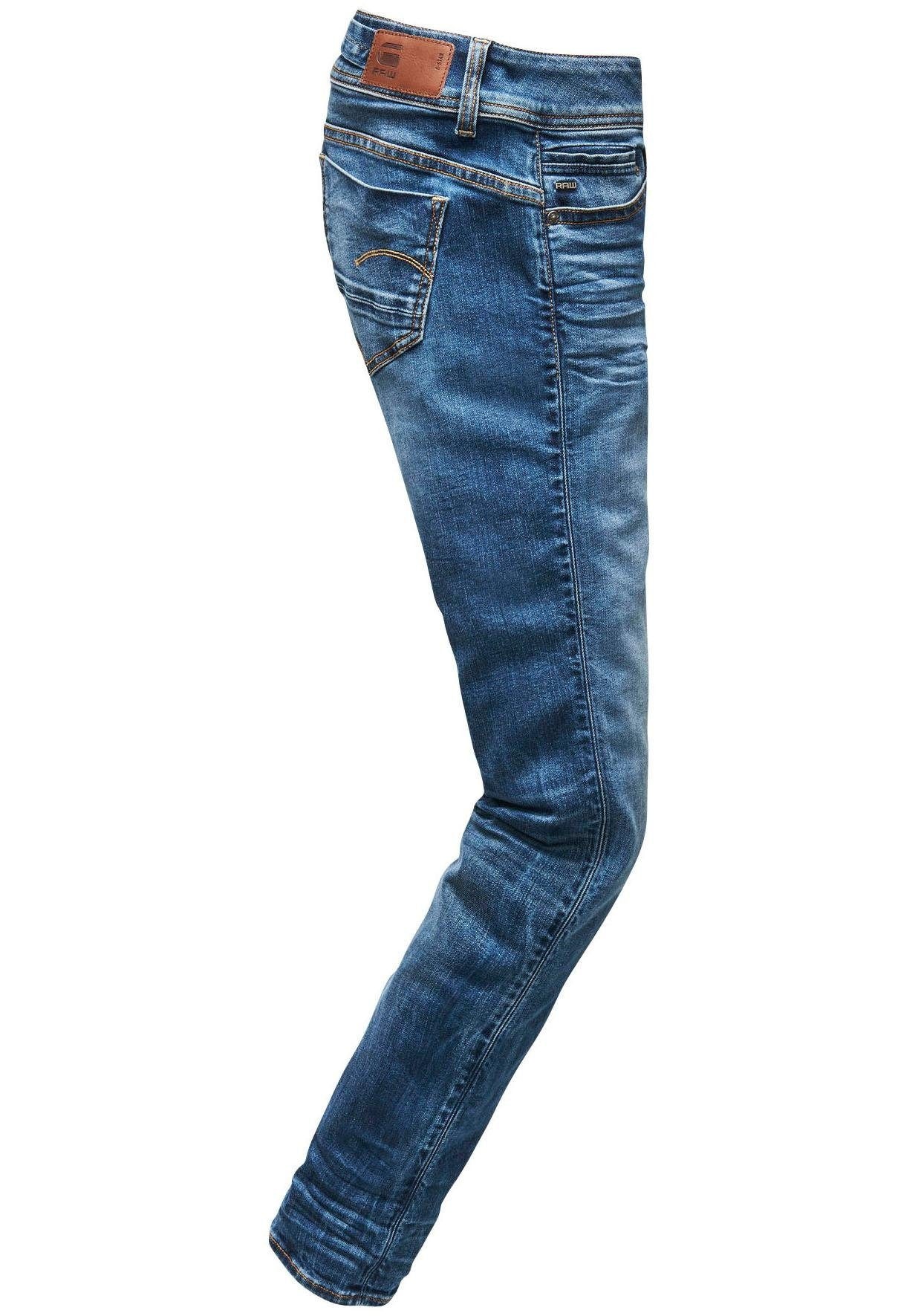 G-Star RAW Straight-Jeans »Midge Straight Women«, mit Used-Effekten