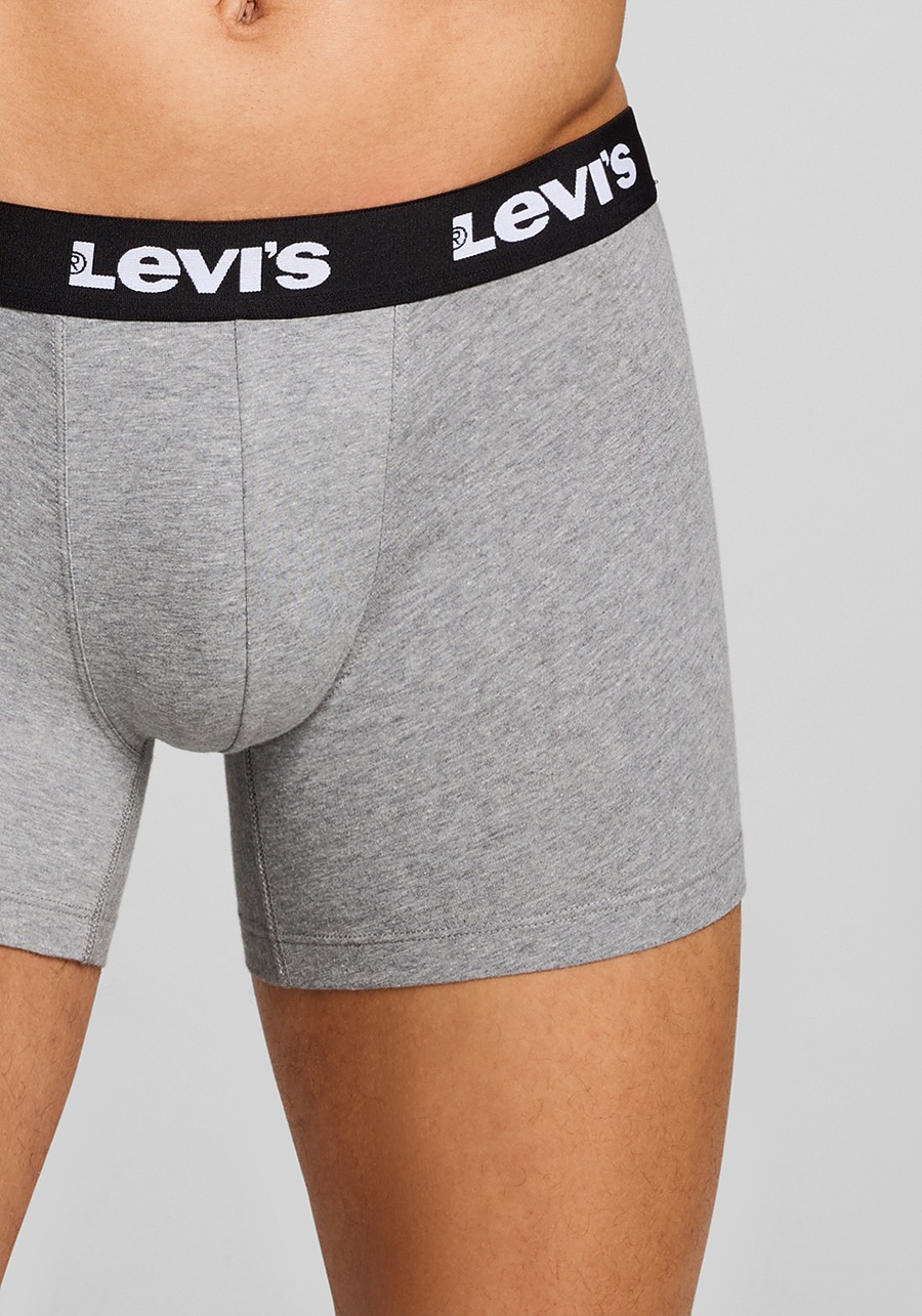 Levi's® Boxershorts »LEVIS MEN REPEAT LOGO BOXER BRIEF« 2er Pack,  ohne Eingriff, Logobund, elastisch