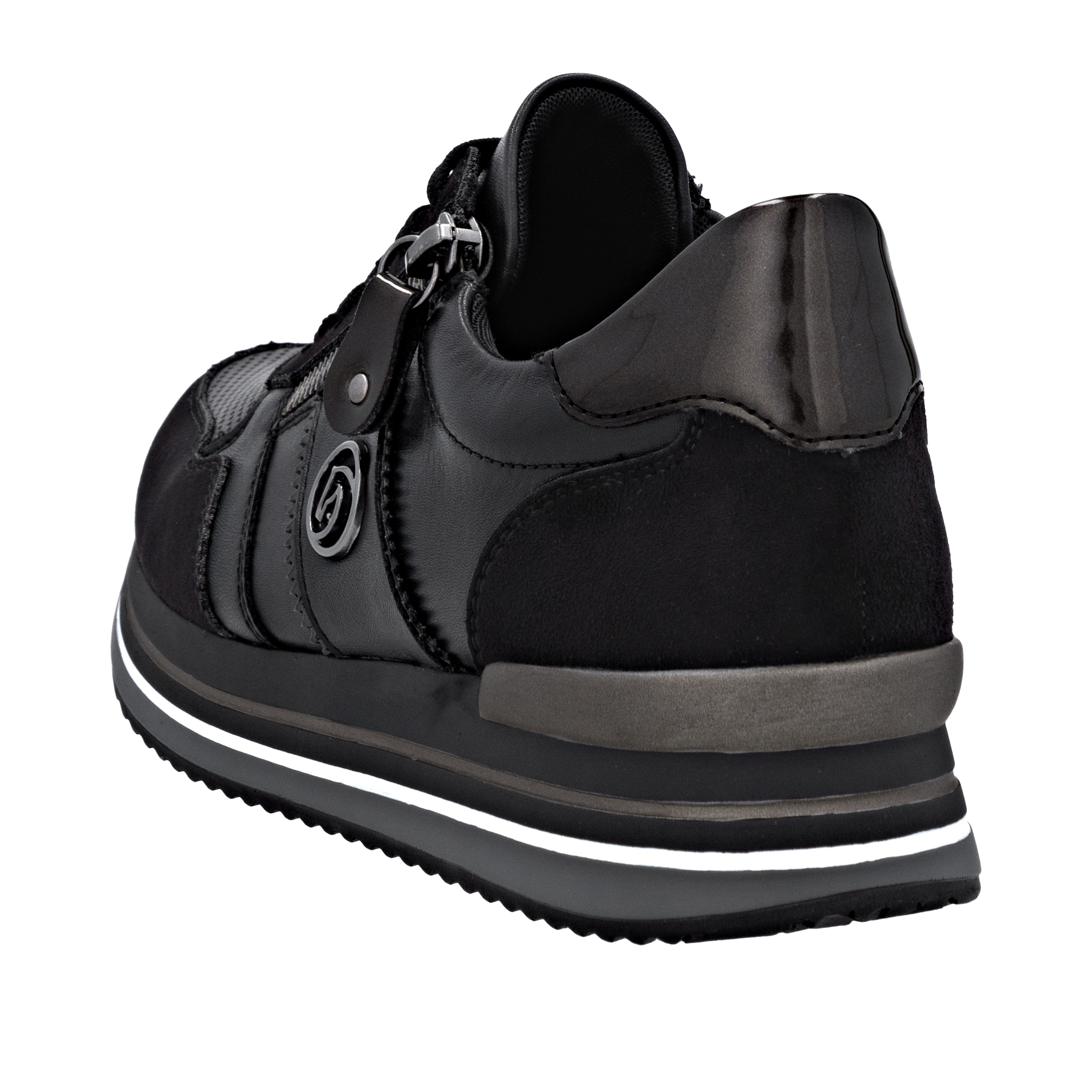 Remonte Plateausneaker, Schnürschuh, Halbschuh, Freizeitschuh mit gepolstertem Schaftrand