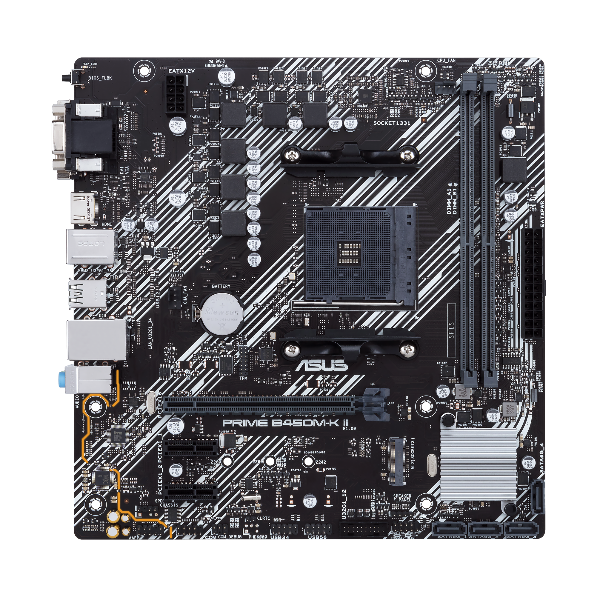 Asus Mainboard »PRIME B450M-K II«