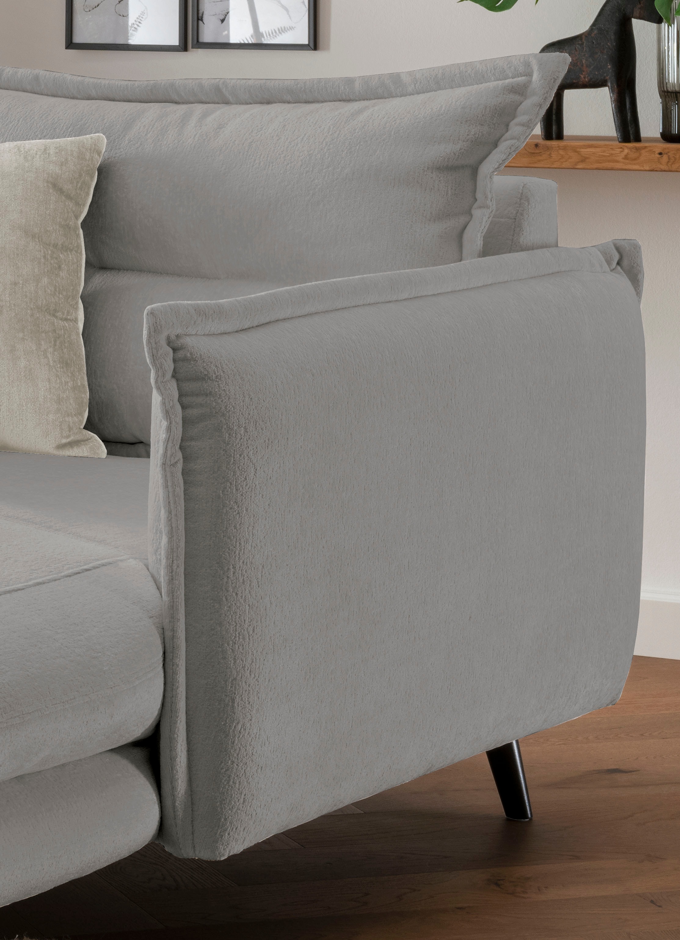 Home affaire Loveseat »Lazio« moderner Sessel mit einer bequemen Polsterung, 2 Stk. Zierkissen