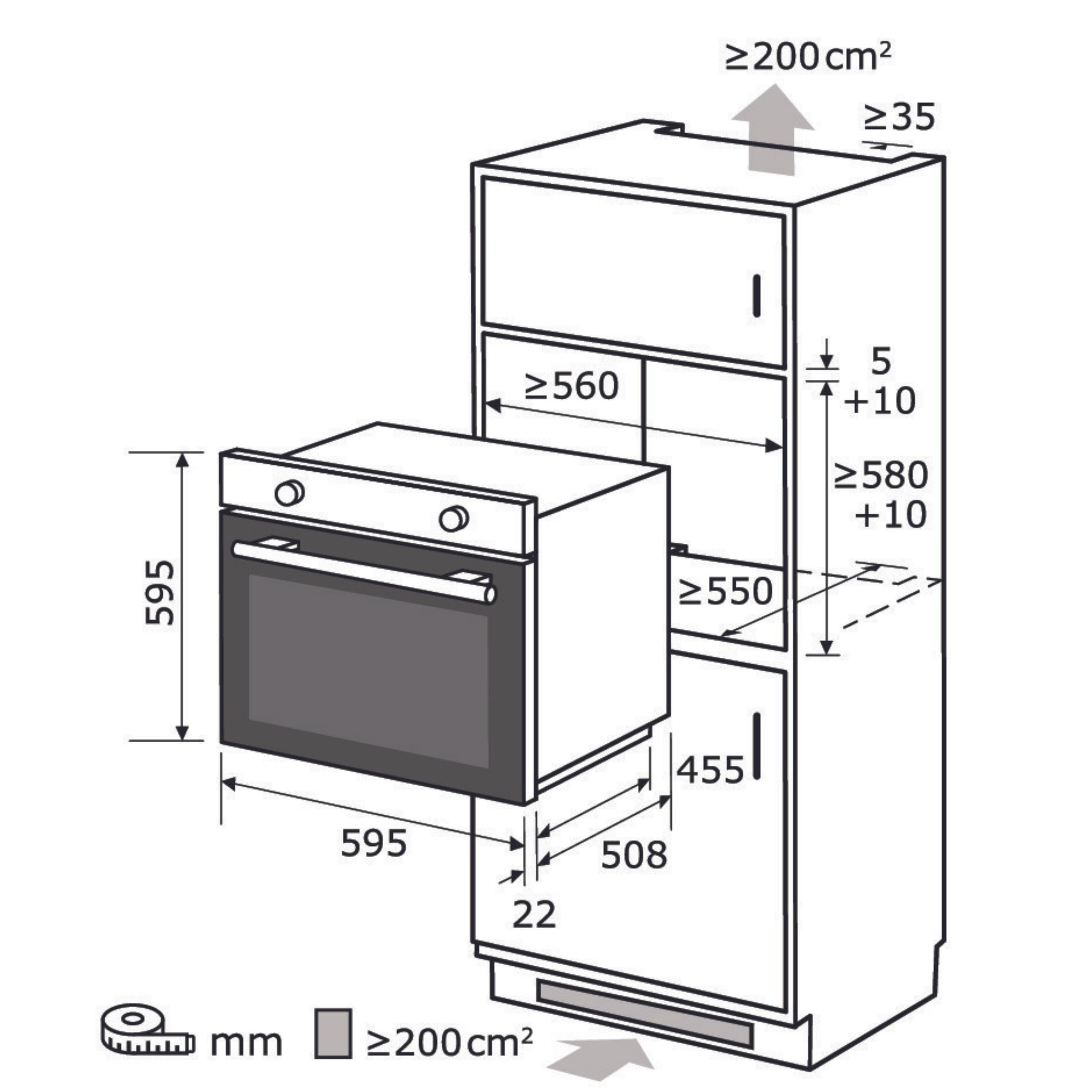 exquisit Induktions Herd-Set »BAKOIN555601U«