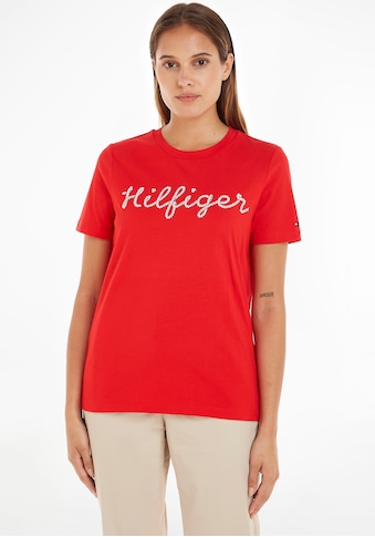 Tommy Hilfiger T-Shirt »REG ROPE PUFF PRINT C-NK SS«, mit großem Tommy Hilfiger... kaufen
