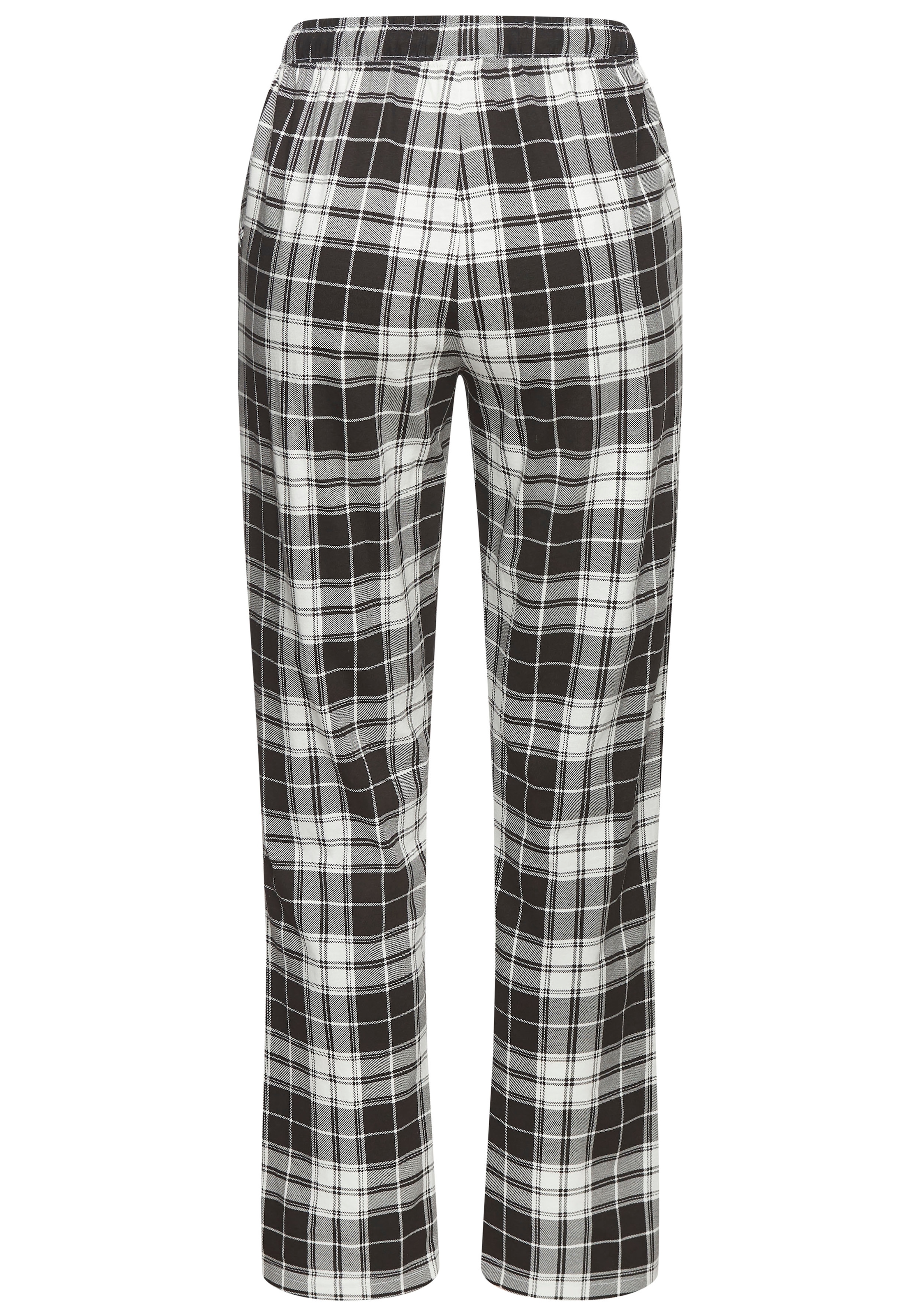 Vivance Dreams Pyjamahose, (Packung, 2 tlg.), Mit Streifen und Karos