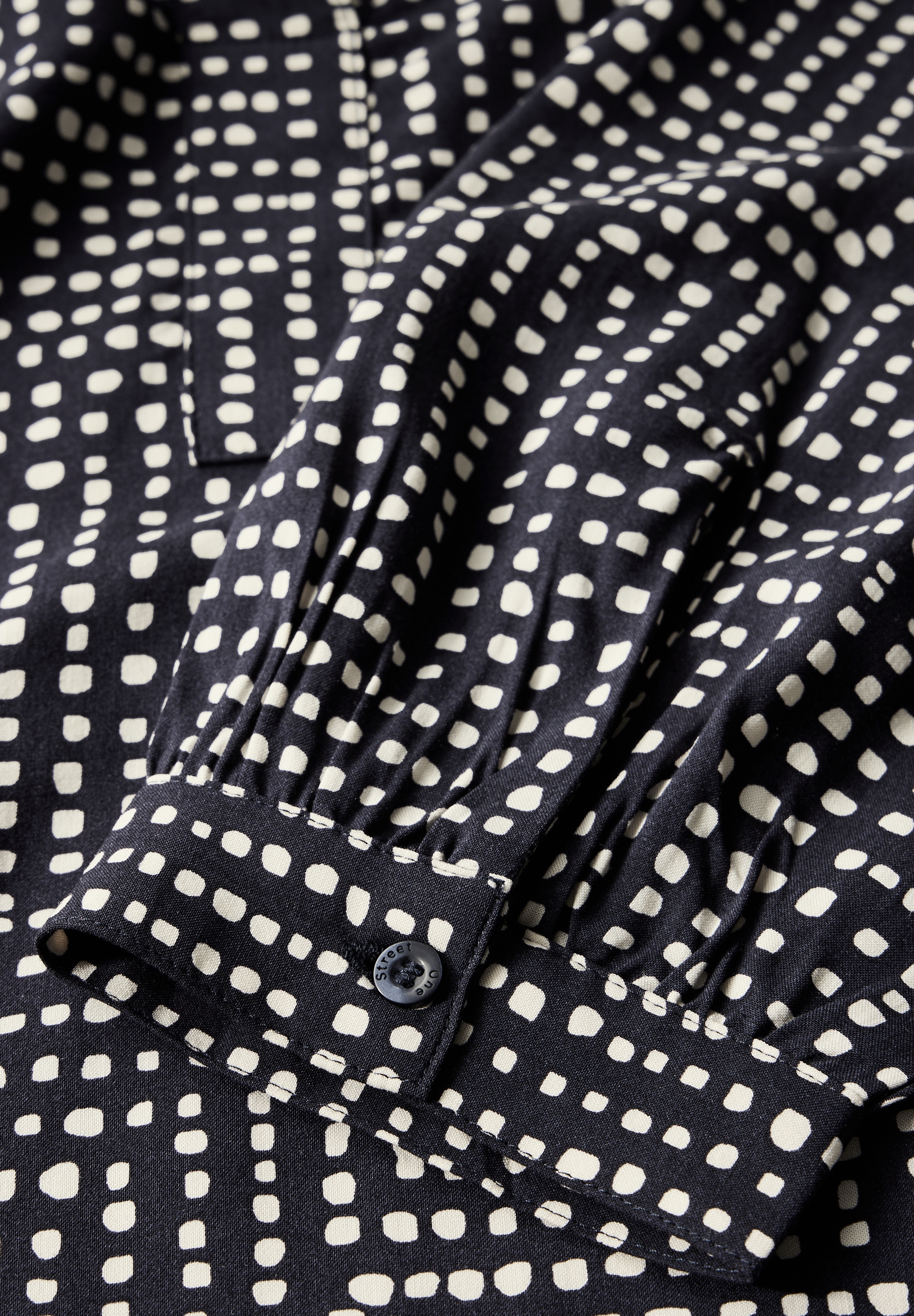 STREET ONE Langarmbluse, mit All-Over Print