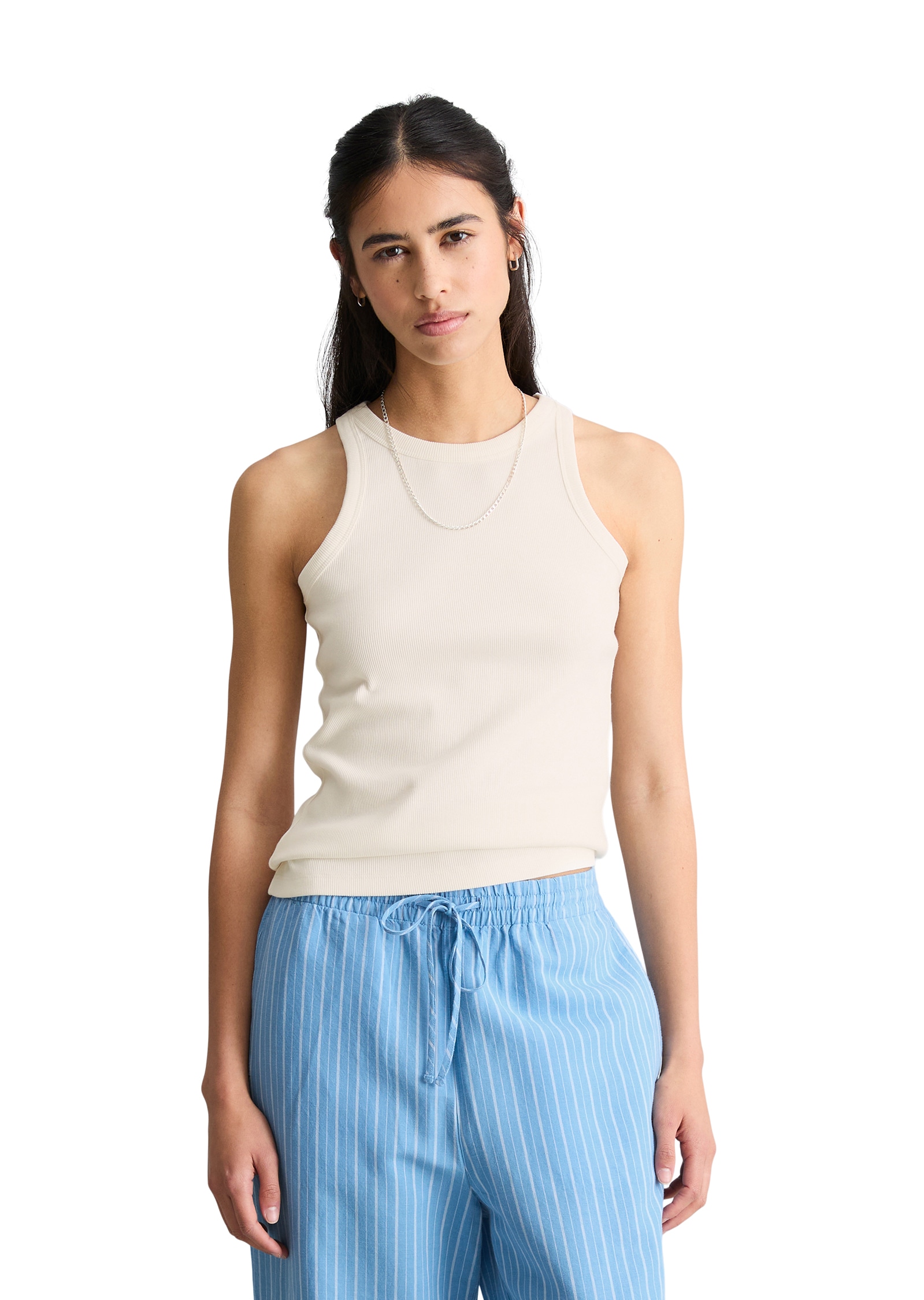 Marc O'Polo DENIM Tanktop Ripp-Top slim aus reinem Organic Cotton