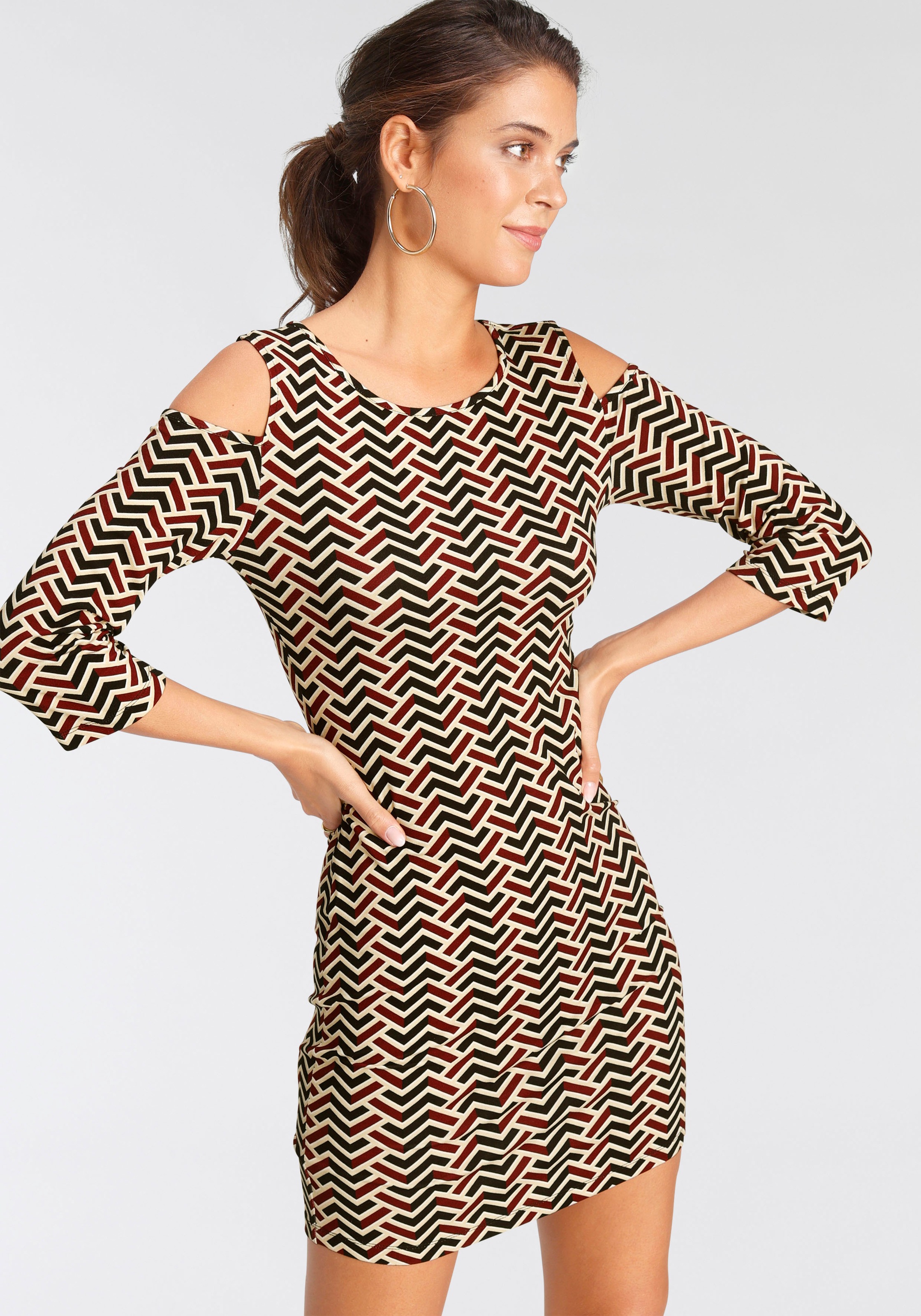 Melrose Jerseykleid, mit Cut-Out Online OTTO Shop Schulter im