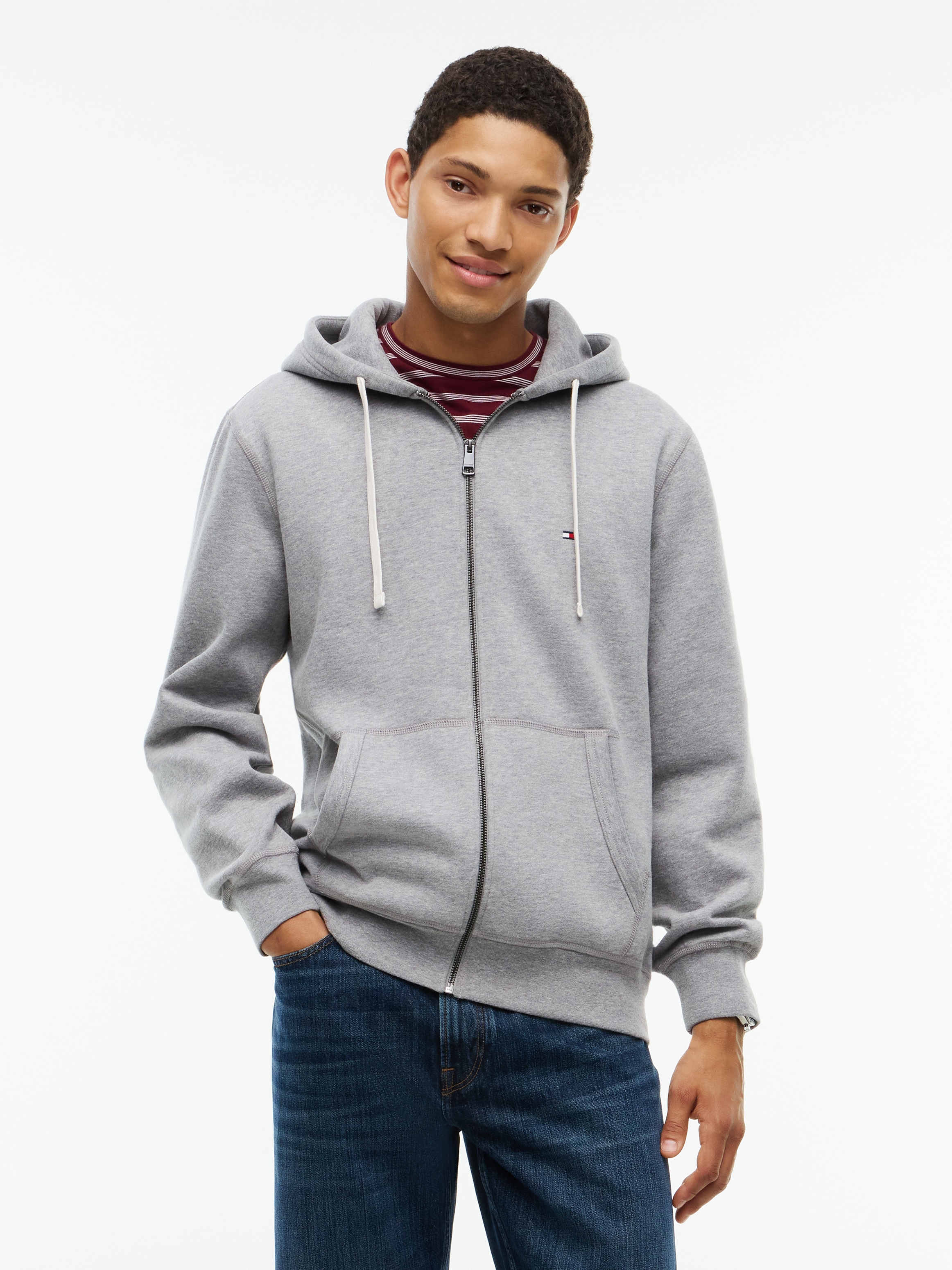 Tommy Hilfiger Kapuzensweatjacke »ESSENTIAL FLEECE HOODED REGULAR«