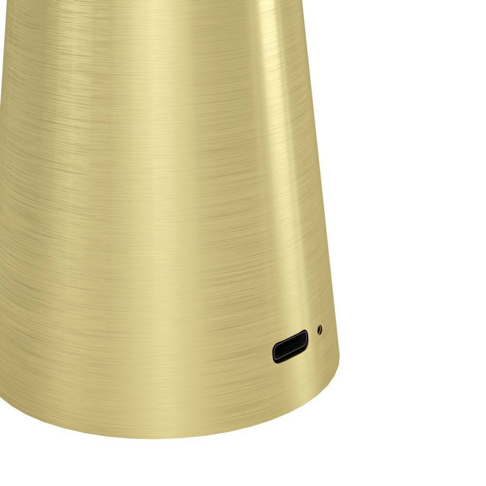 EGLO Tischleuchte »PICCOLA«, 1 flammig, Leuchtmittel LED-Modul | LED fest integriert, dimmbare Nachttischlampe, Metall, Lampe für Balkon, IP54