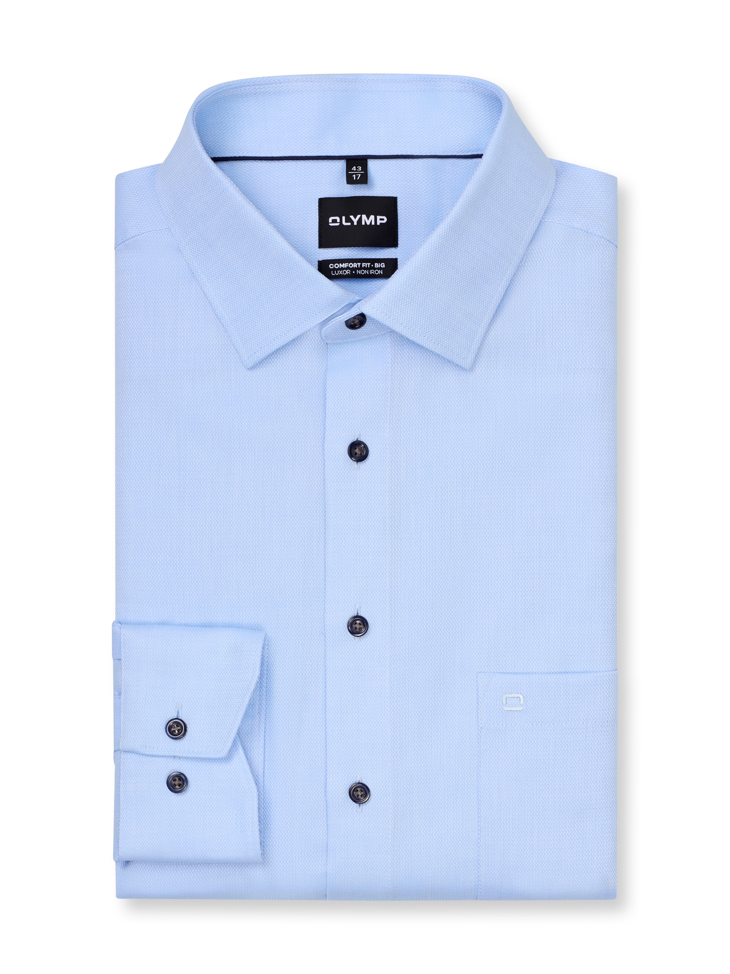 OLYMP Langarmhemd »Big & Tall« New Kentkragen, comfort fit