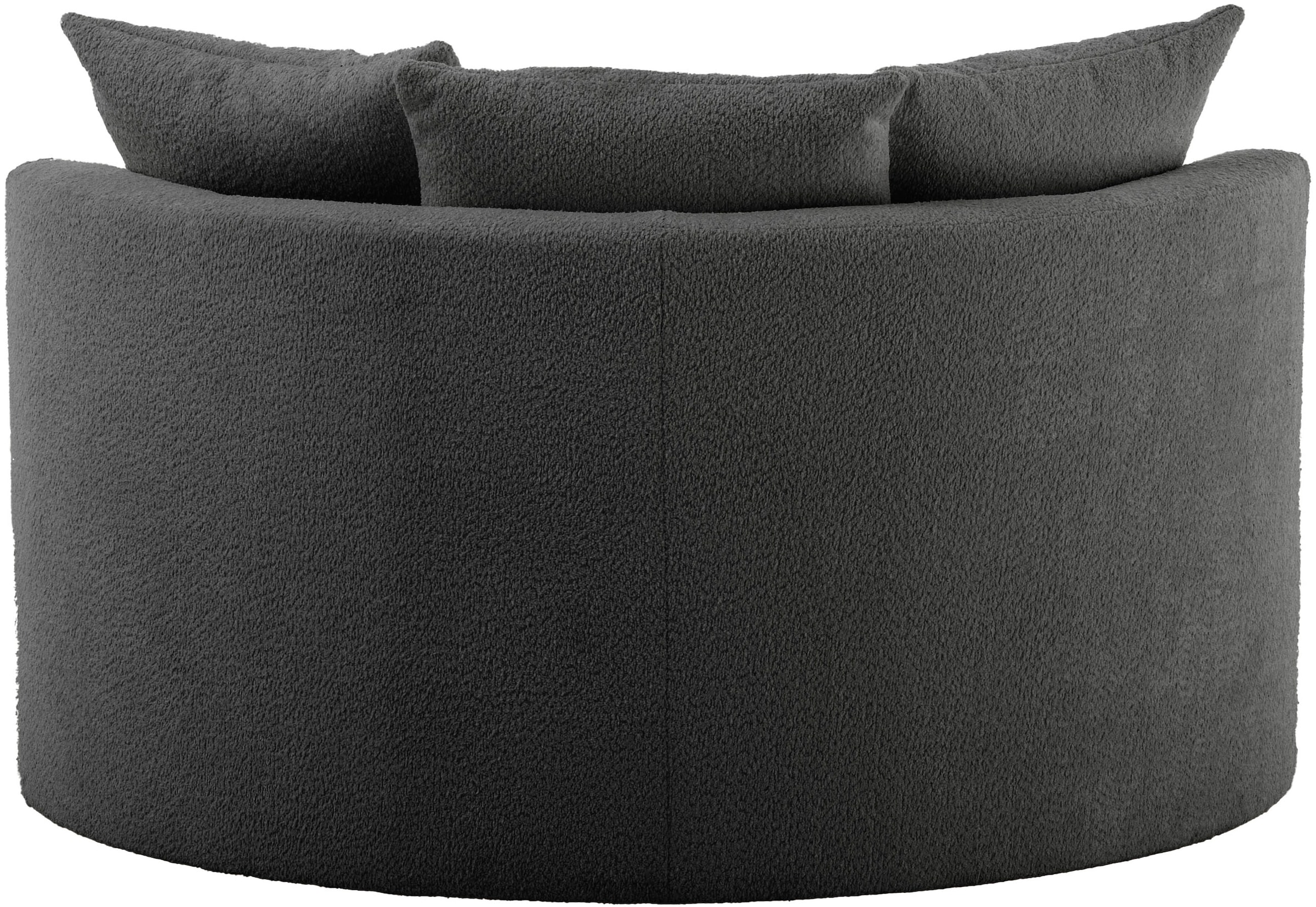 LeGer Home by Lena Gercke XXL-Sessel »Isalie, Sessel in modernen Farben, Lesesessel, Loveseat, Big-Sessel«, trendige Stoffe, mit 3 Zierkissen, große Sitzfläche, Hocker optional