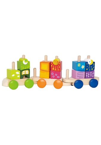 Hape Spielzeug-Eisenbahn, (Set, 17 tlg.), mit Fantasiebausteinen kaufen