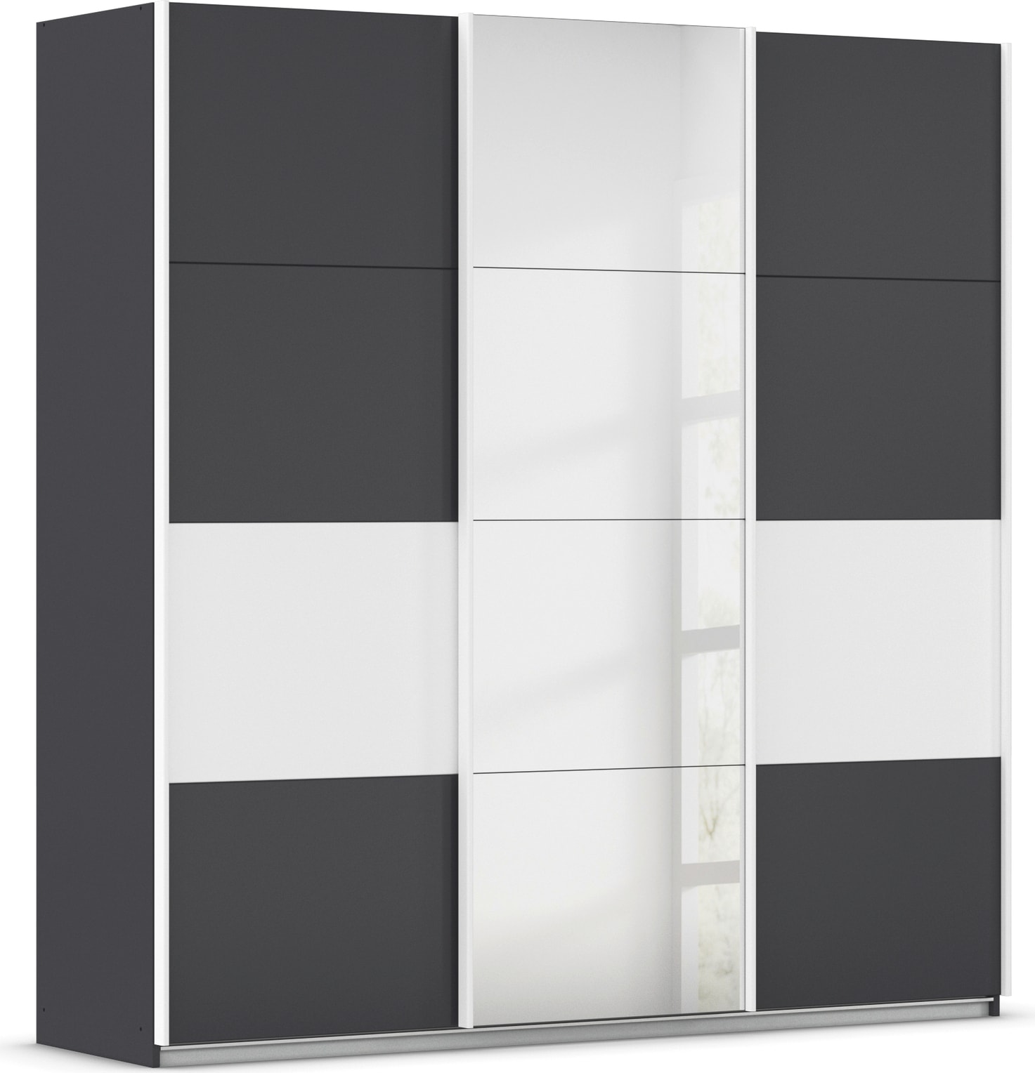 rauch Schwebetürenschrank »Kleiderschrank Schrank Garderobe CORTONA« inkl. Inneneinteilung, 2 Stoffboxen und zusätzlichen Einlegeböden