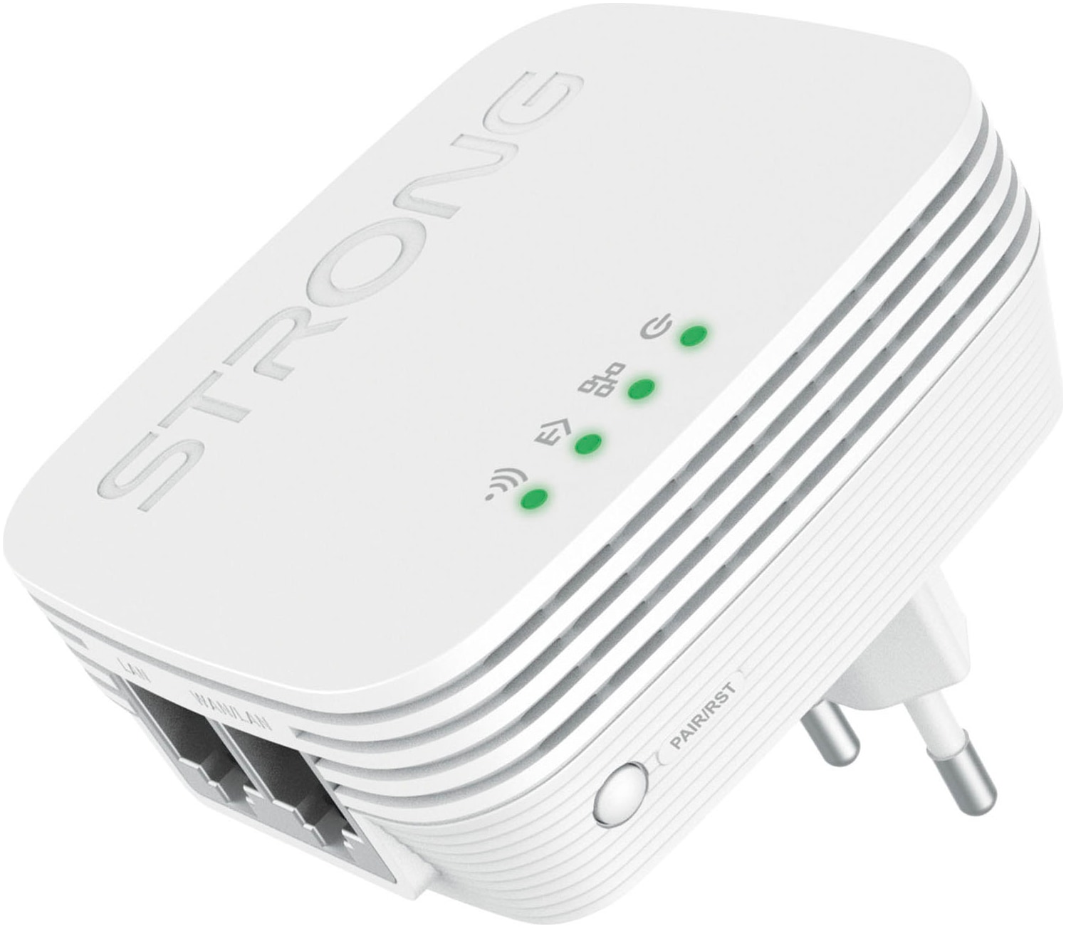 Strong Reichweitenverstärker »Powerline MINI WiFi 600 Mbit/s Set (2 Einheiten)«, (2 St.)