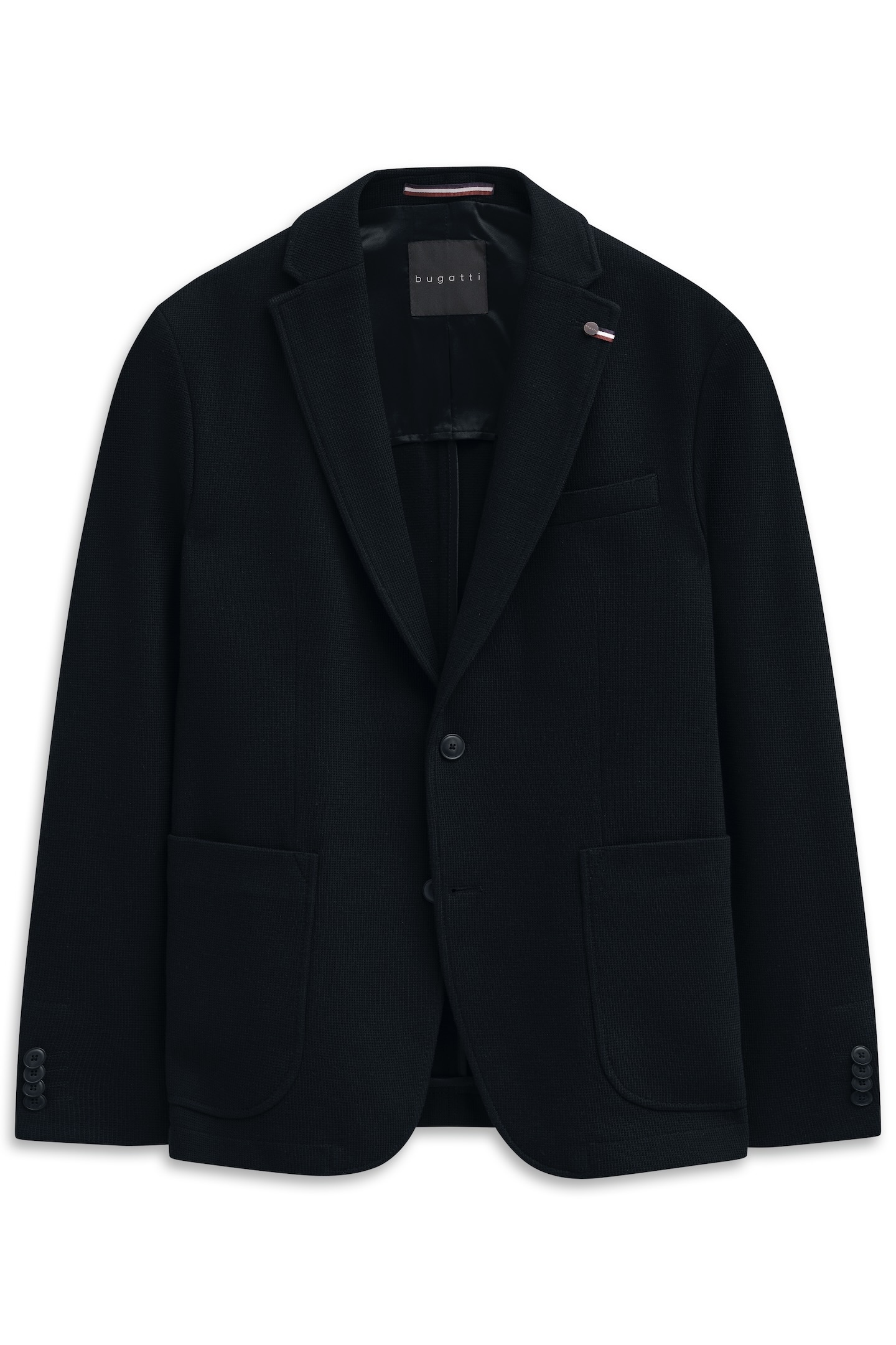 Bugatti Herren Sakko »Modern Fit« klassisch & elegant mit Stretch-Futter in blau, Größe 52