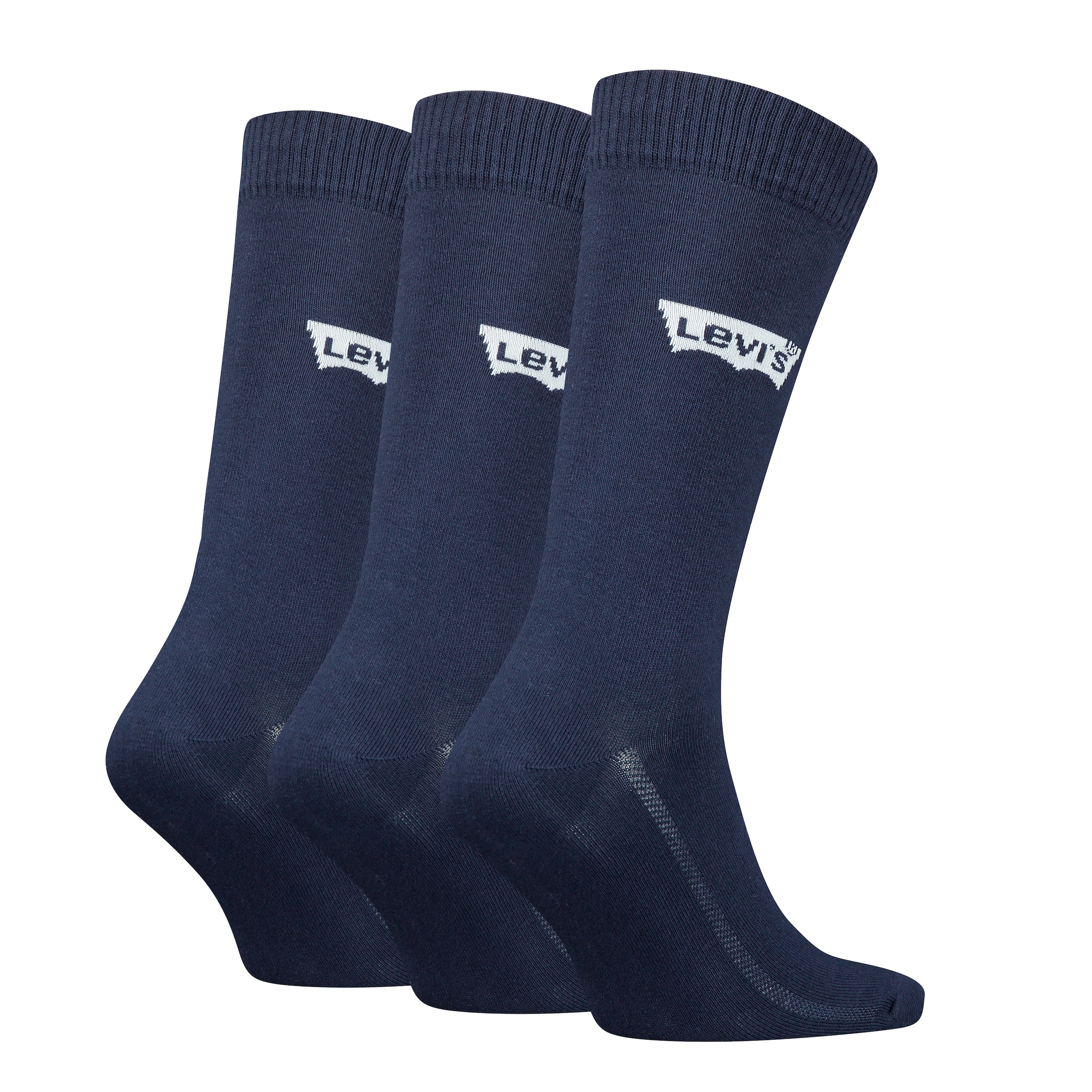 Levi's® Socken »LEVIS REGULAR CUT BW LOGO RECYCL CO« Packung, 3 Paar, 3 Paar tlg. mit breitem Logobund