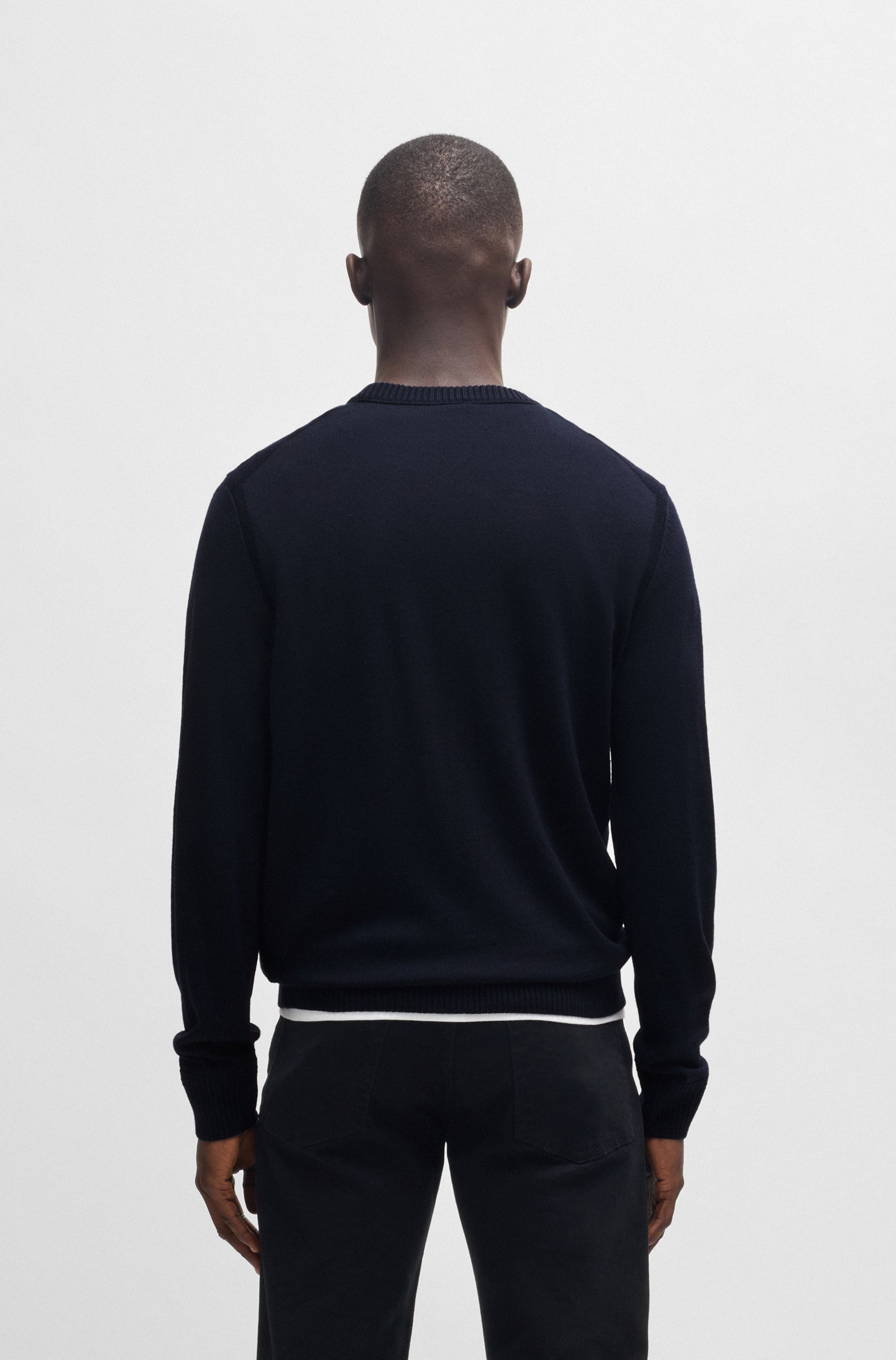 BOSS ORANGE Strickpullover »Avac«, mit Schurwolle
