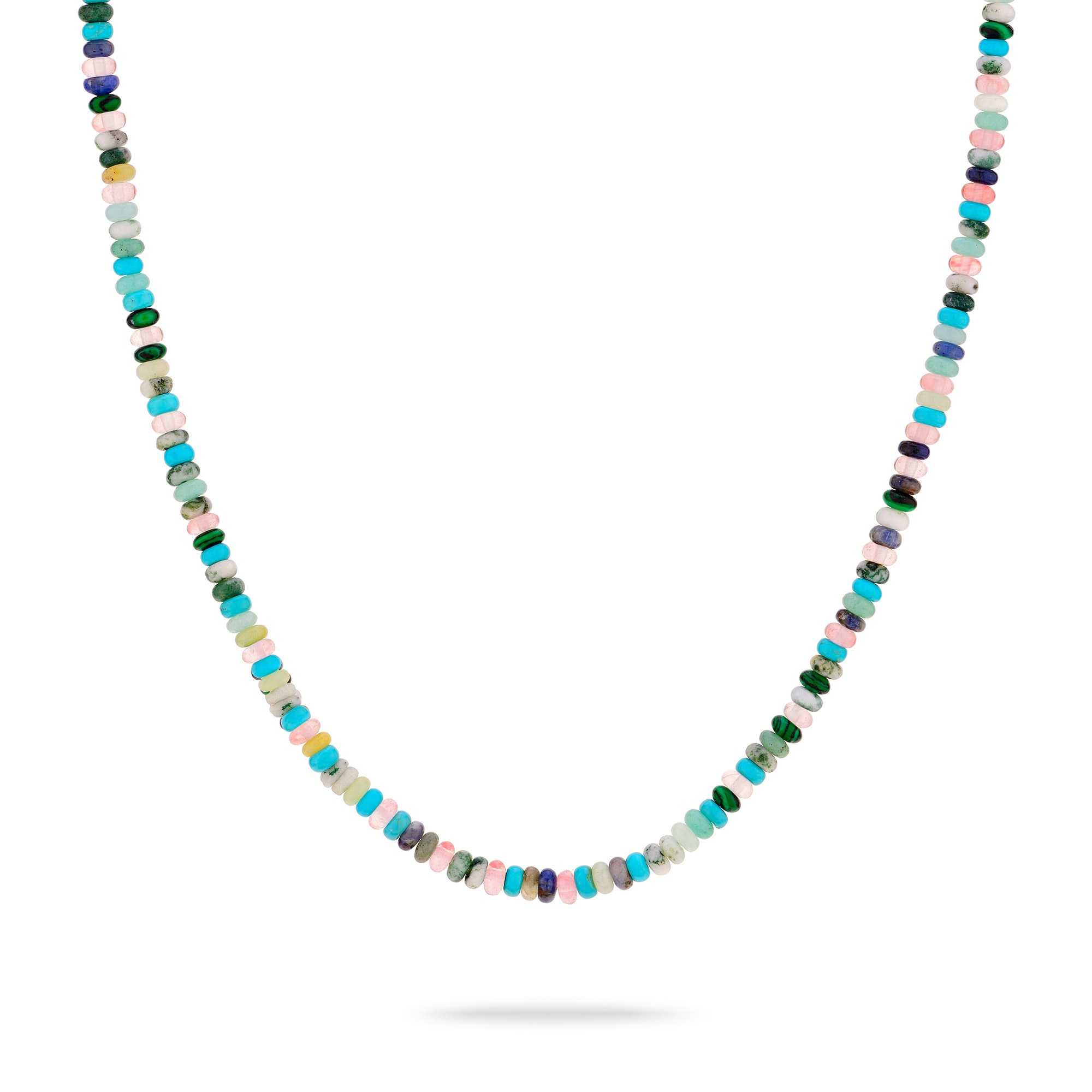 Tamaris Charm-Kette »Schmuck Geschenk Edelstahl Halskette All About Beads« mit Naturstein