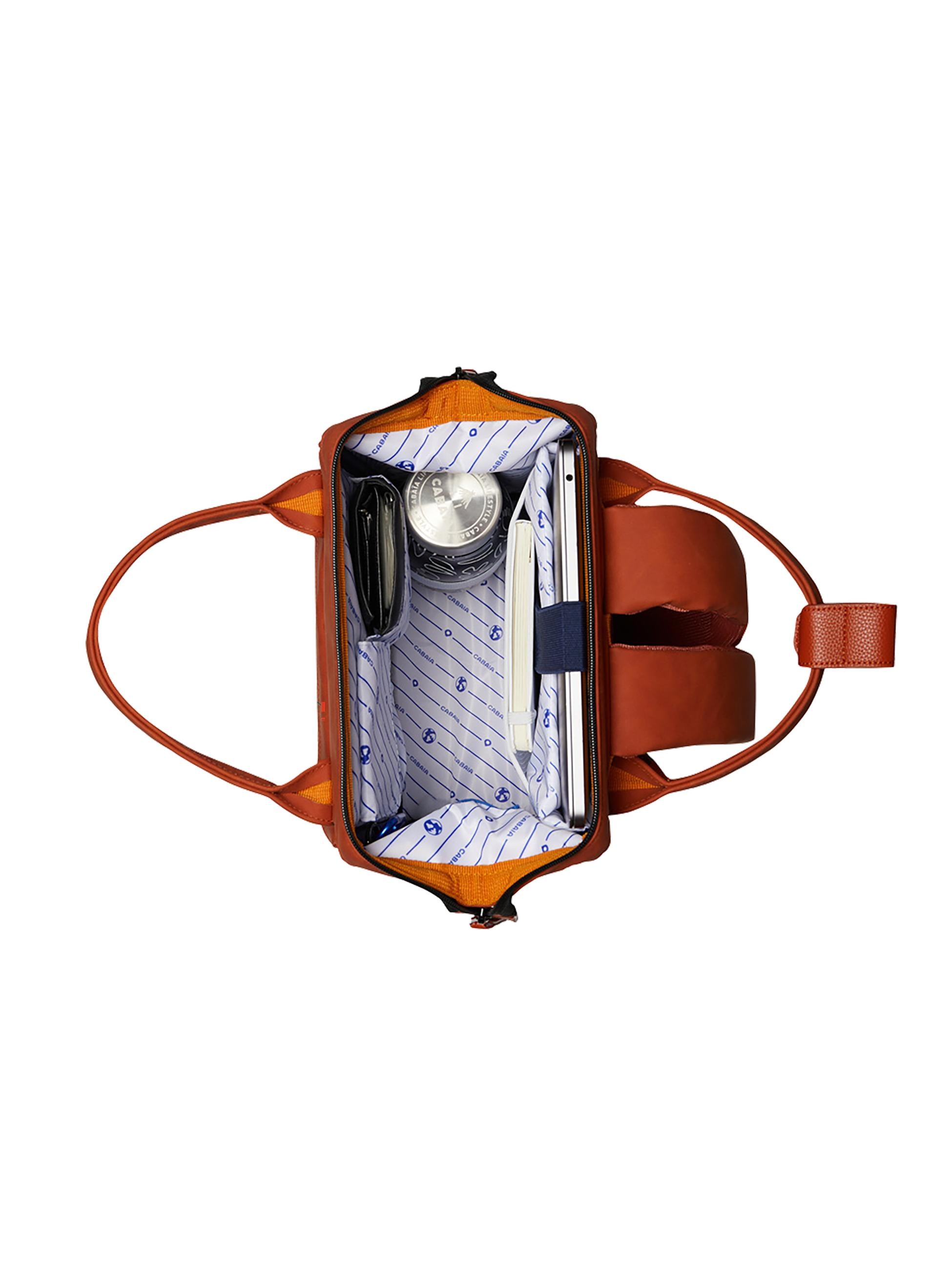 CABAIA Tagesrucksack »Tagesrucksack Adventurer S Nubuck II«, Cityrucksack mit austauschbaren Vordertaschen