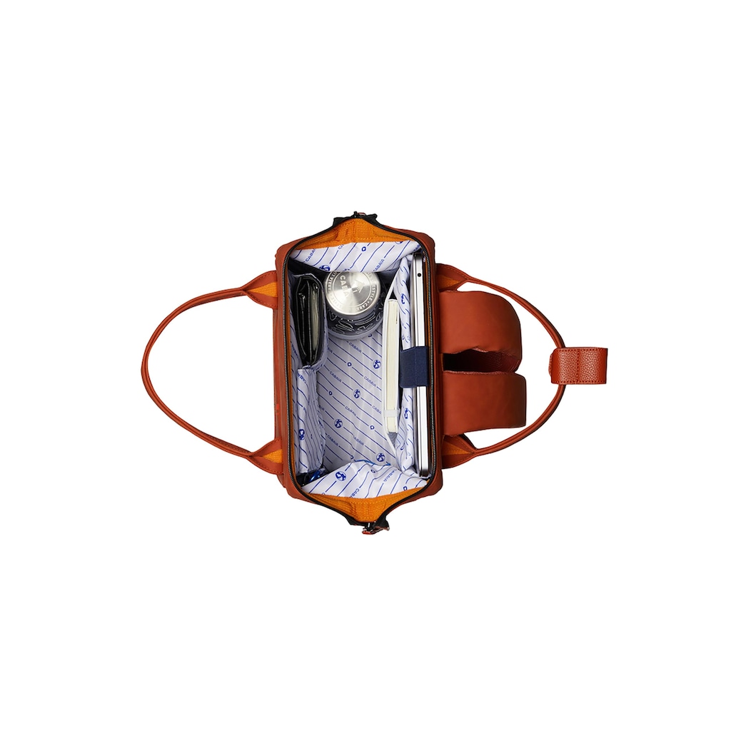CABAIA Tagesrucksack »Tagesrucksack Adventurer S Nubuck II«, Cityrucksack mit austauschbaren Vordertaschen