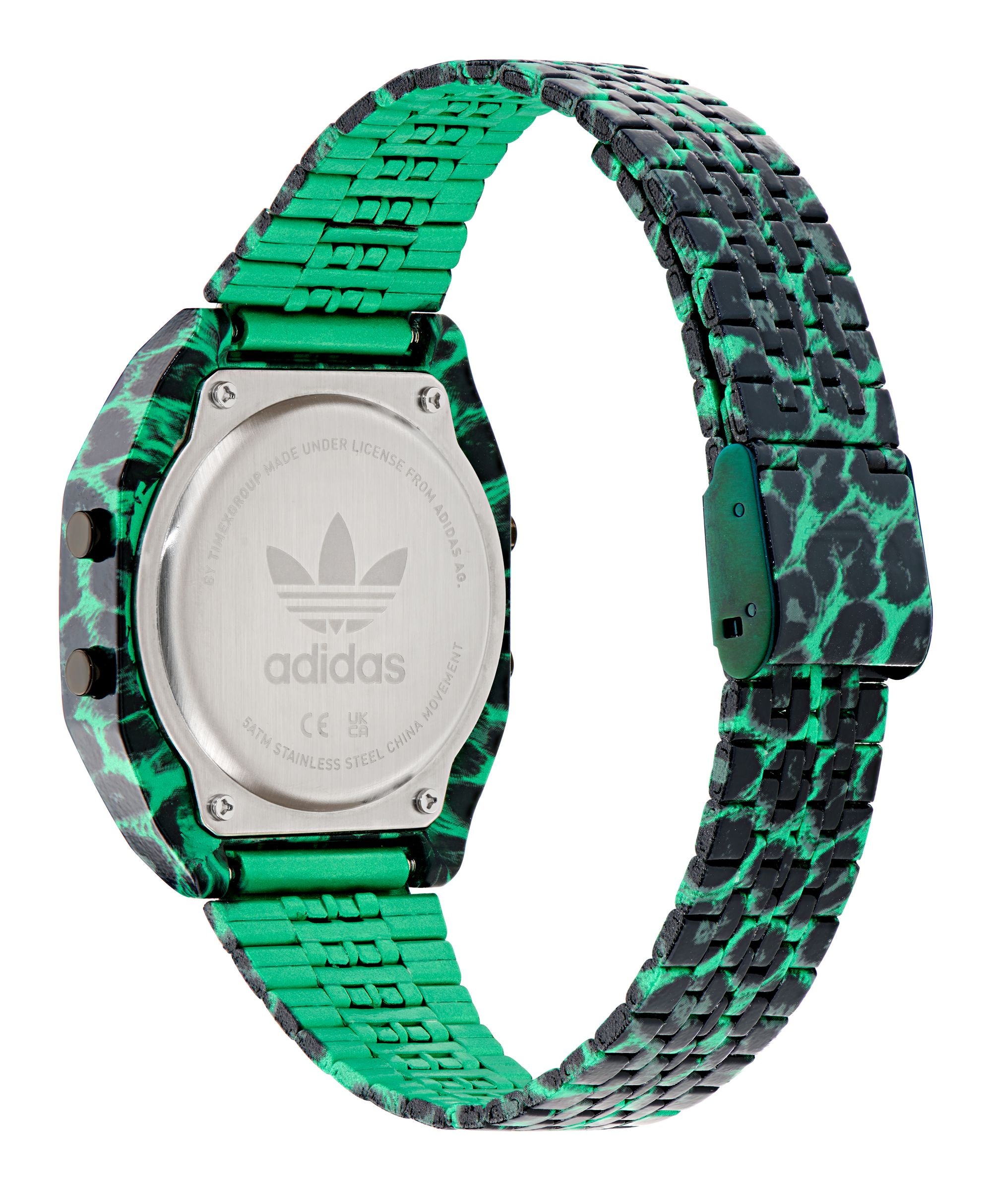 adidas Originals Digitaluhr »Digital Two« Quarzuhr, Armbanduhr, Damenuhr, Herrenuhr, Edelstahlarmband, digital