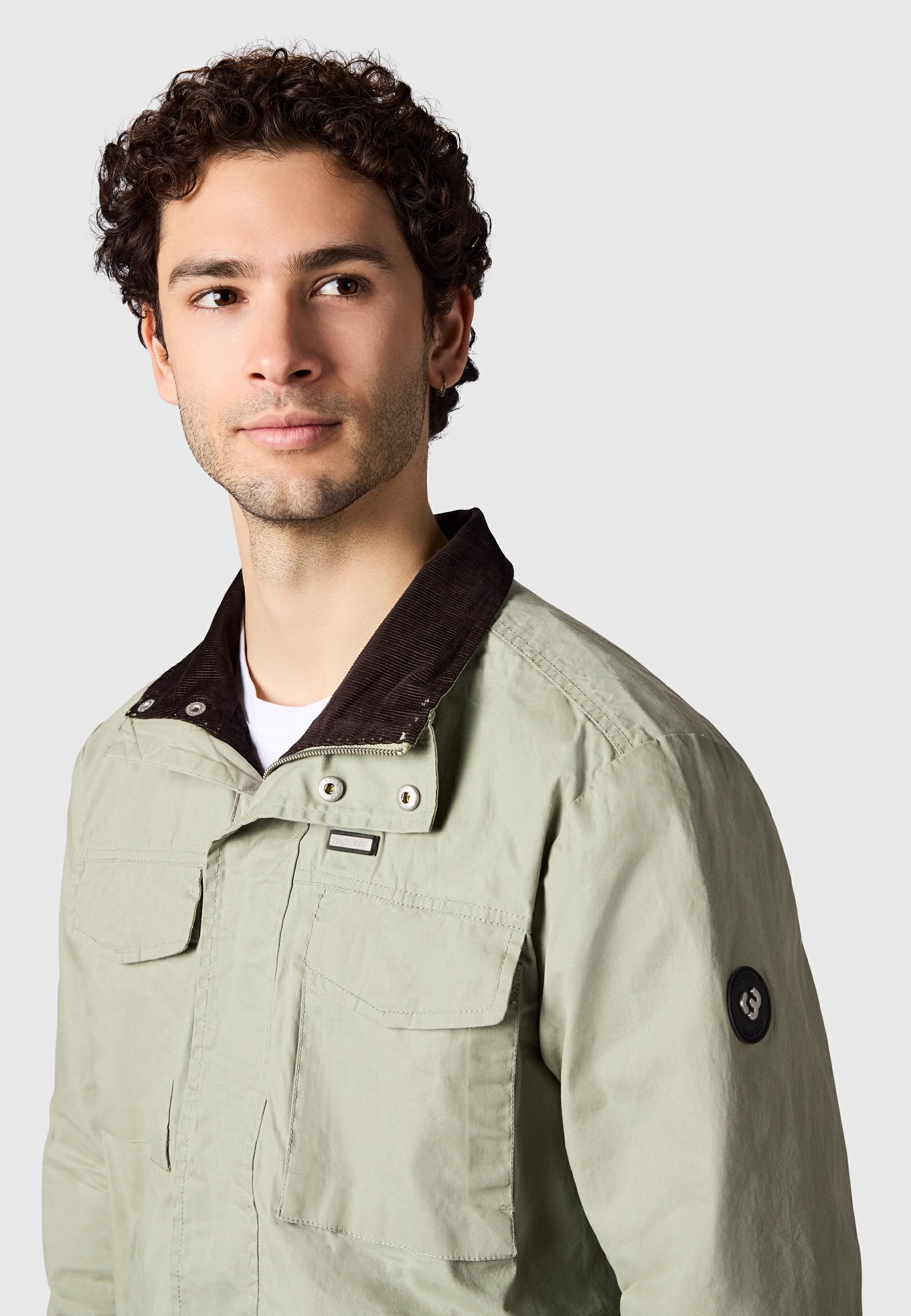 Ragwear Anorak »Anorak Murpho Vintage« ohne Kapuze Geradlinige Übergangsjacke mit Brusttaschen