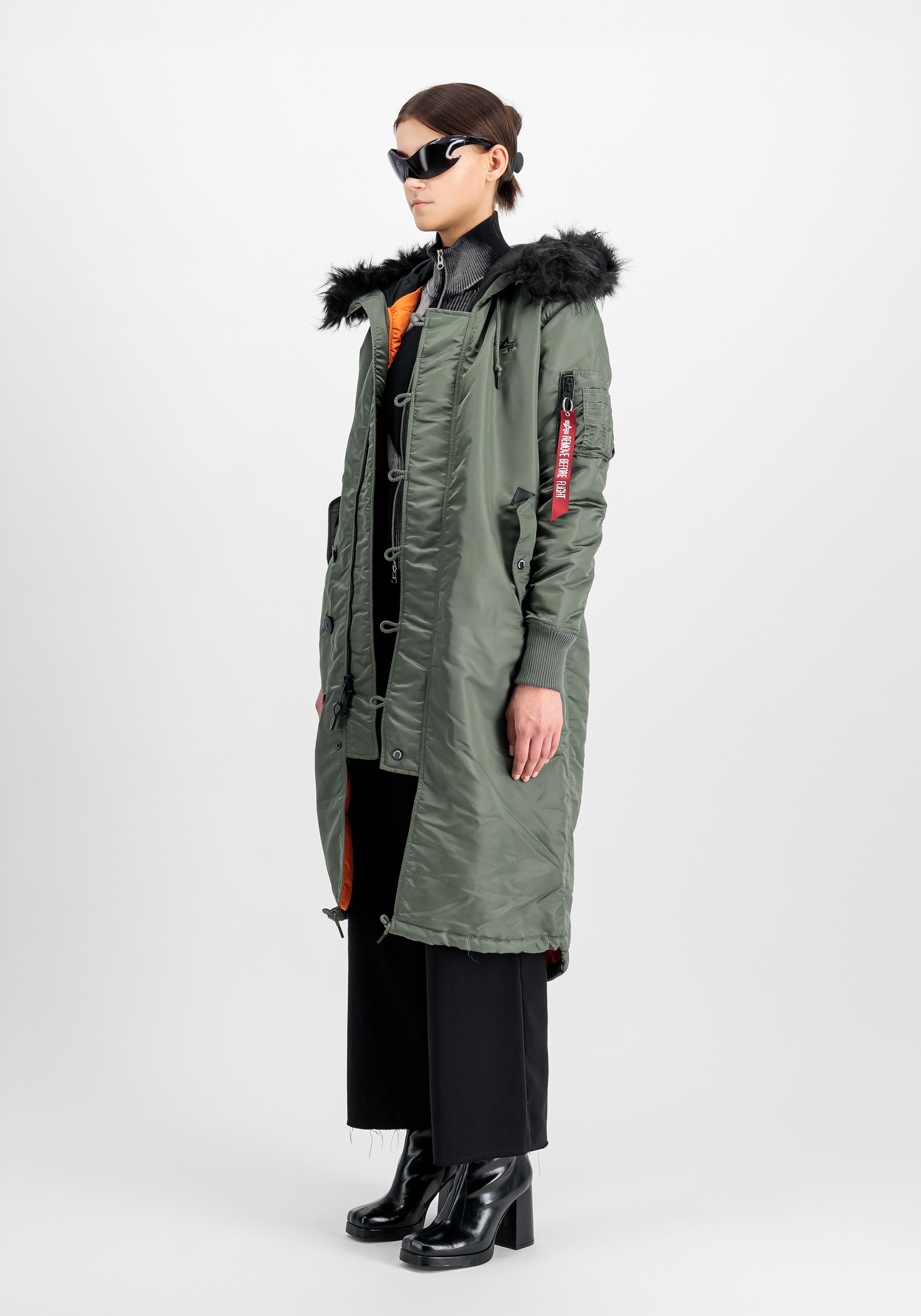 Alpha Industries Winterjacke »Alpha Industries Women - Cold Weather Jackets Long Fishtail W«