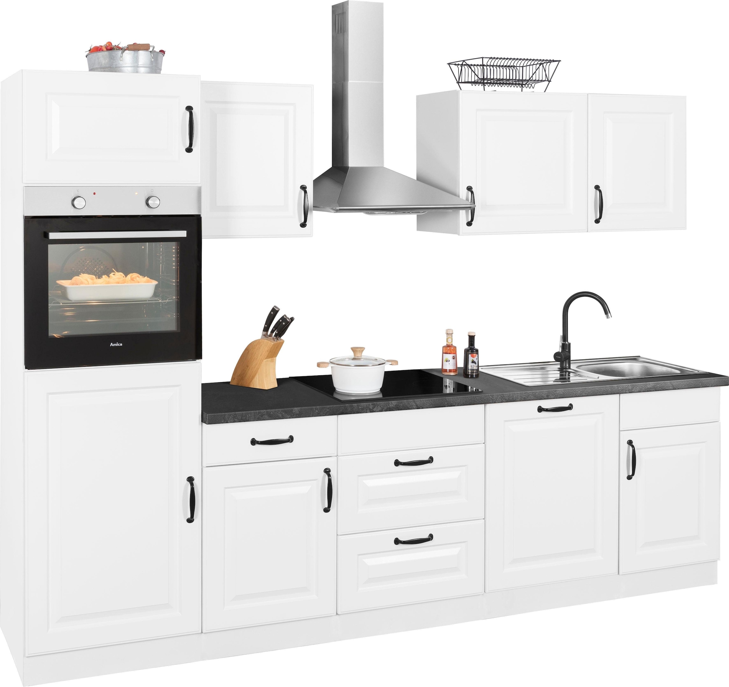 Breite online Küchenzeile Küchen 280 cm OTTO mit »Erla«, E-Geräten, bei wiho kaufen
