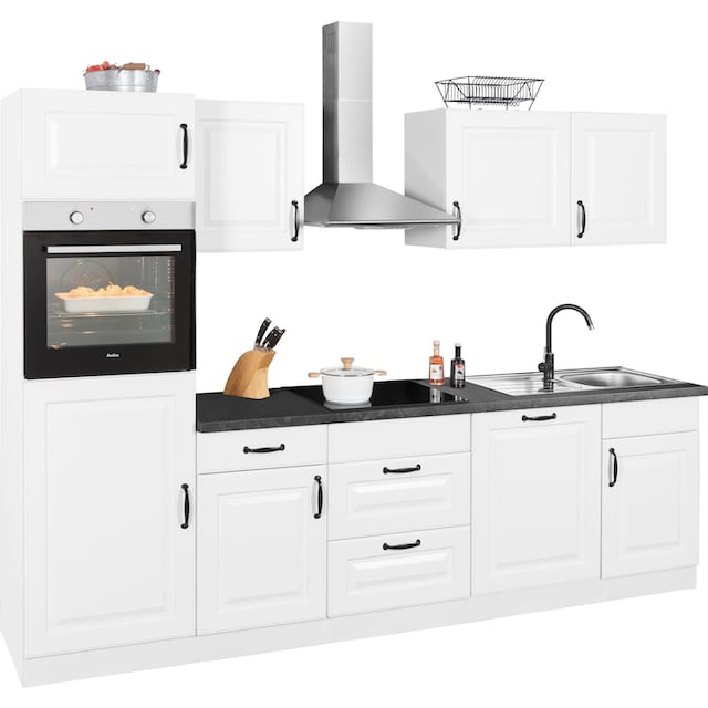wiho Küchen Küchenzeile »Erla«, mit E-Geräten, Breite 280 cm kaufen online  bei OTTO