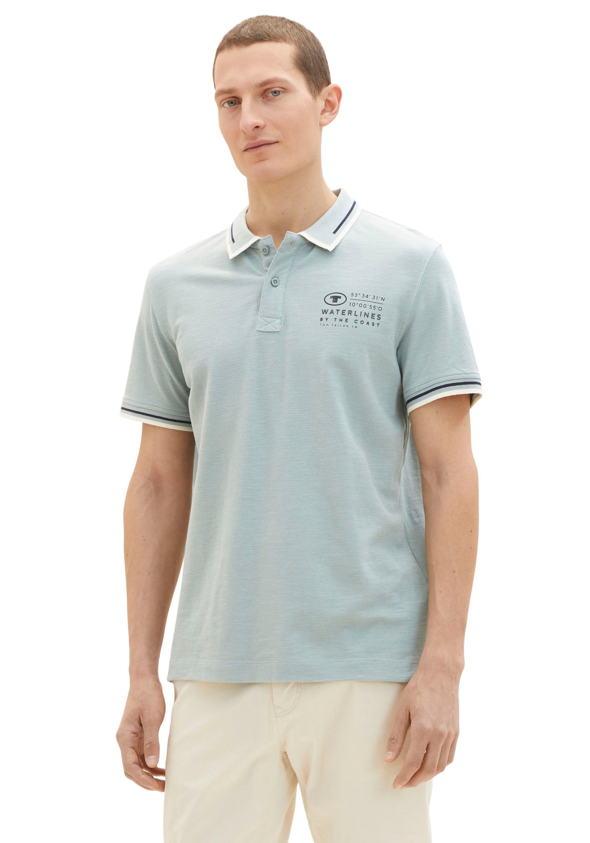 TOM TAILOR Poloshirt, mit Logoschriftzug online kaufen bei OTTO