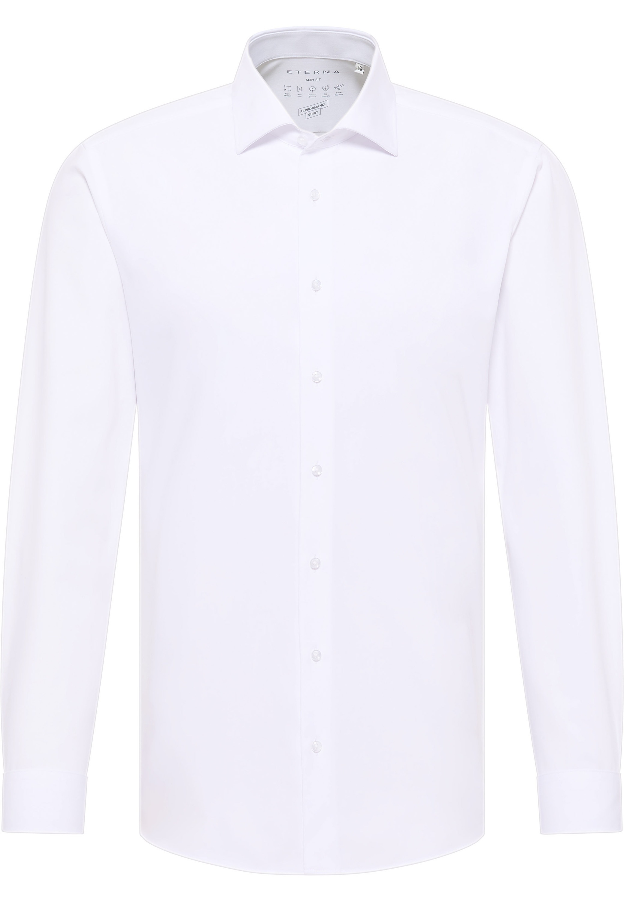Eterna Langarmhemd »SLIM FIT«, NON IRON (bügelfrei)