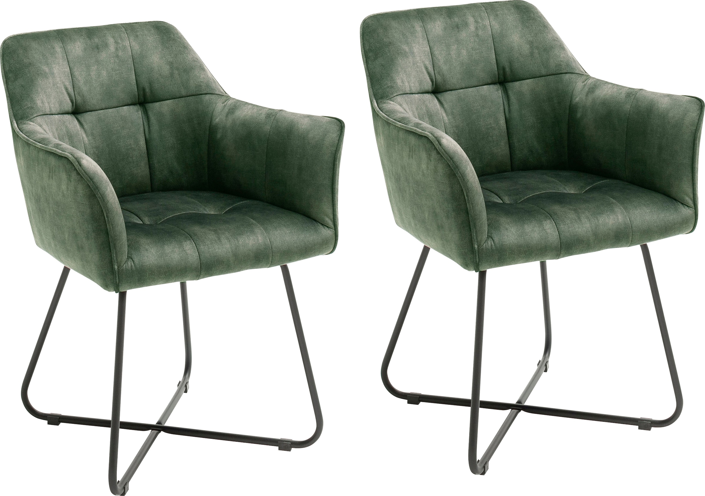 MCA furniture Esszimmerstuhl Keder, 2 belastbar Stuhl »Panama«, (Set), St., OTTO Veloursoptik kaufen Vintage, bei 120 bis Kg mit Vintage
