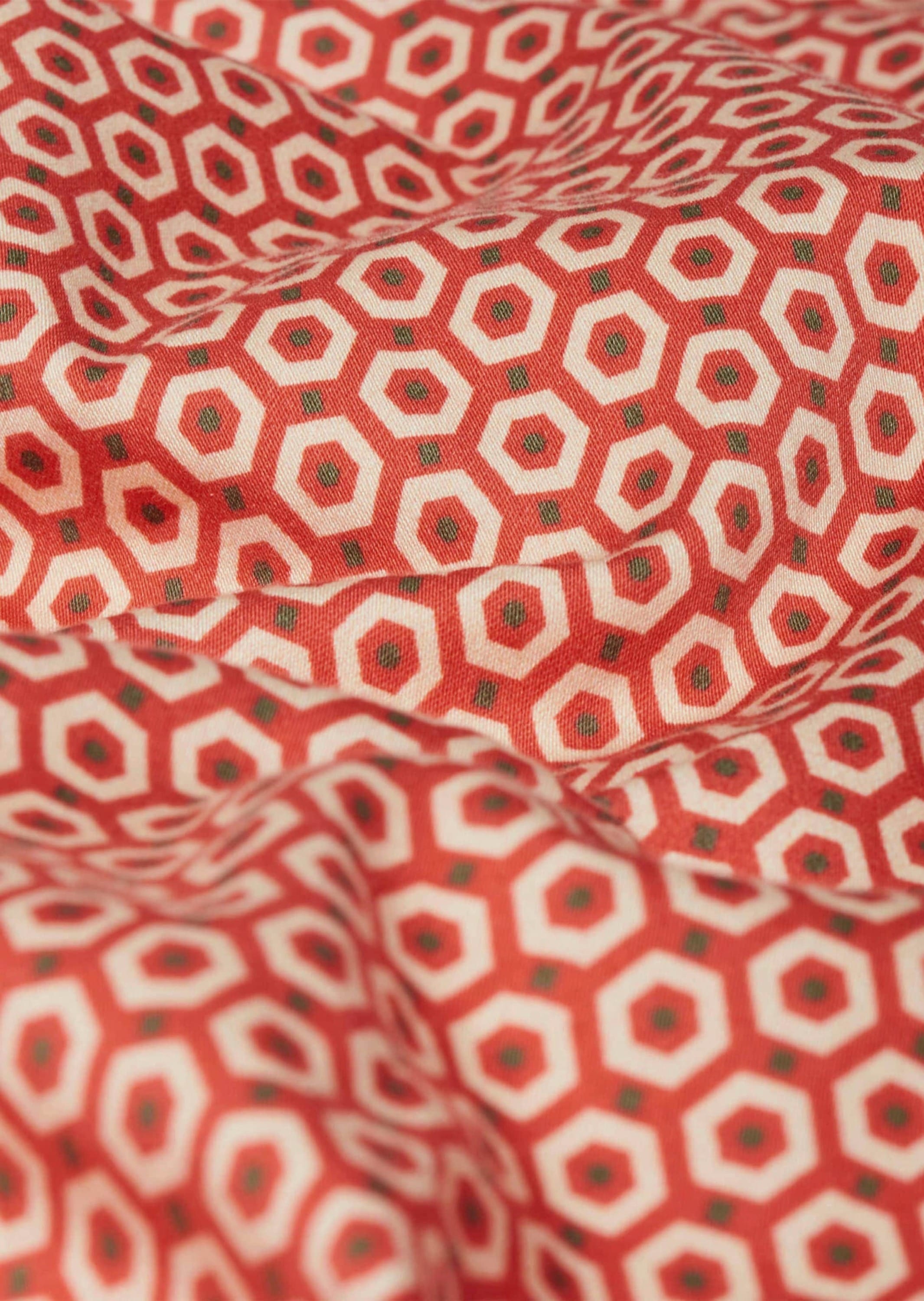 GOLDNER Chinos »Trageangenehme Hose mit grafischem Minimaldruck«