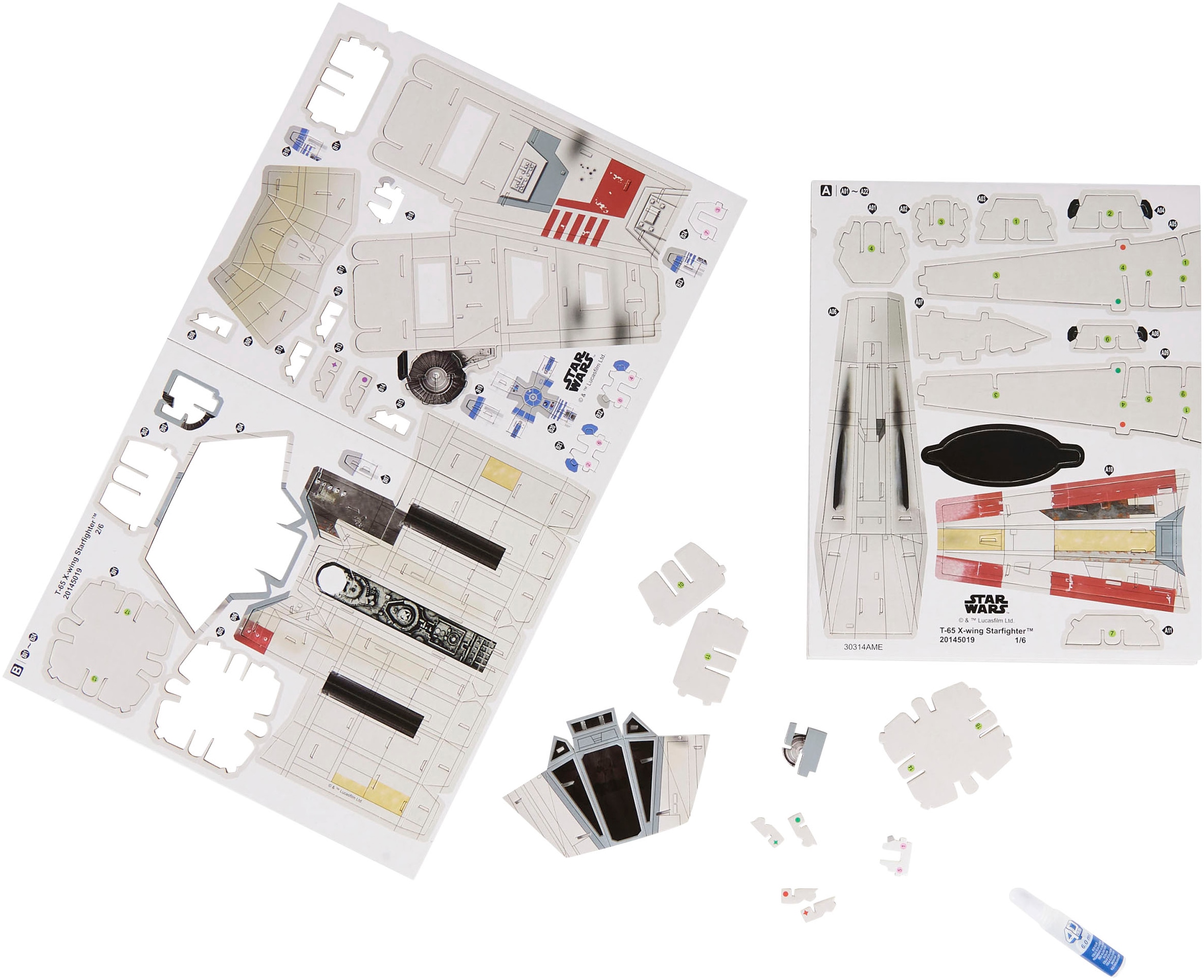 Spin Master 3D-Puzzle »4D Build - Star Wars - X-Wing Raumschiff«
