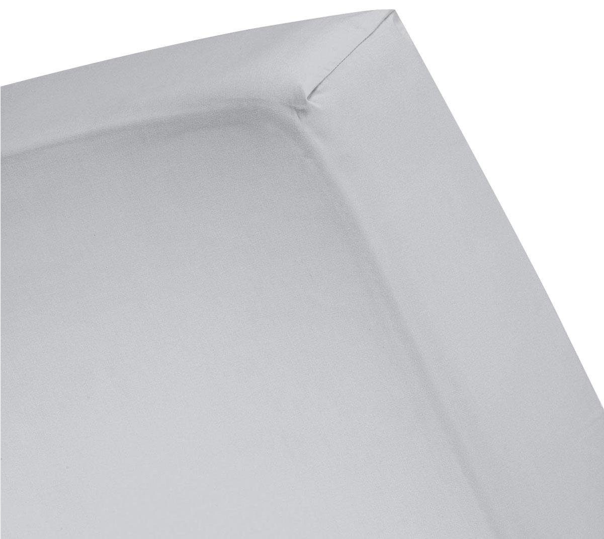 Cinderella Spannbettlaken »Weekend« OEKO-TEX -zertifiziert in grau, Größe 90x210 25