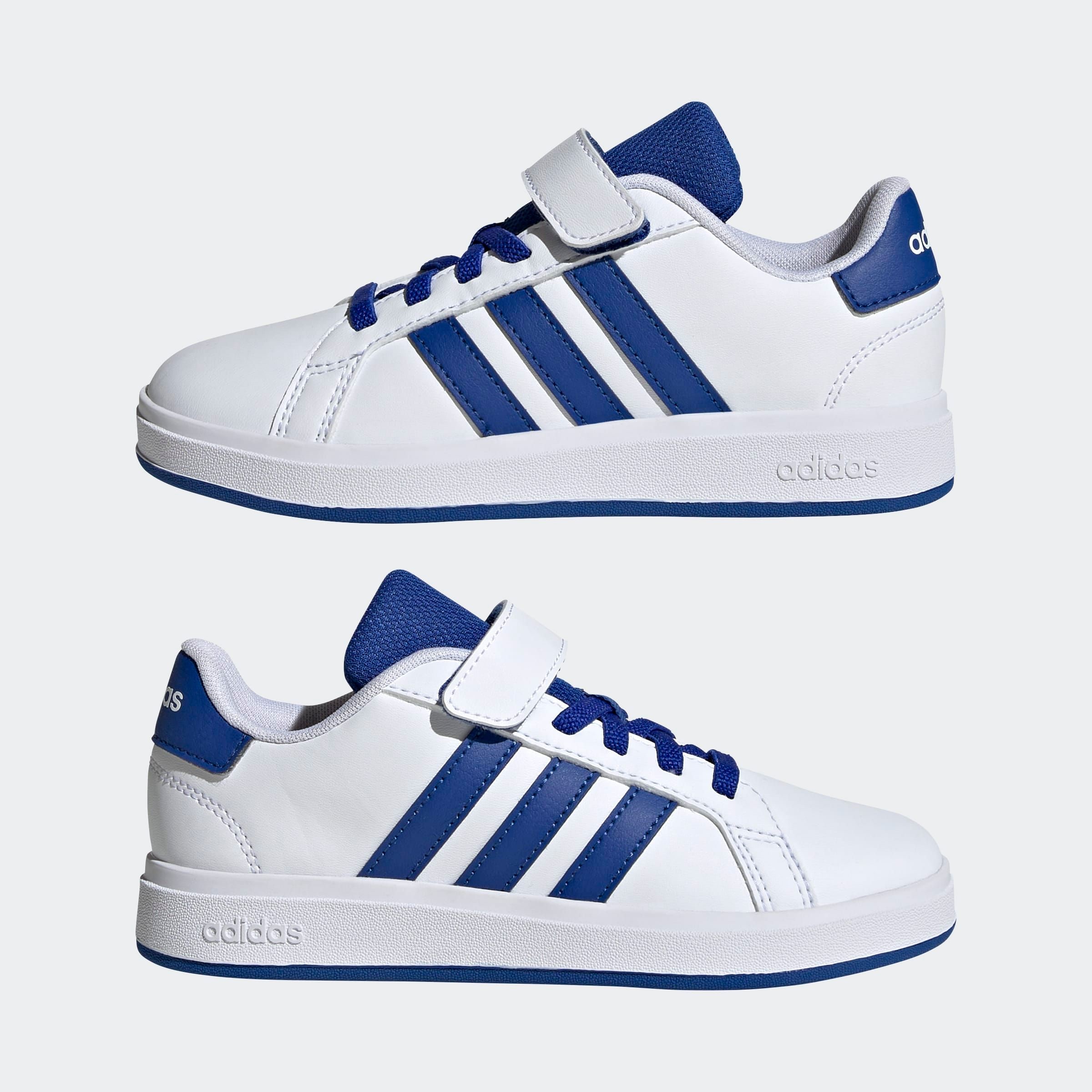 adidas Sportswear Sneaker »GRAND COURT 2.0 KIDS«, Design auf den Spuren des adidas Superstar