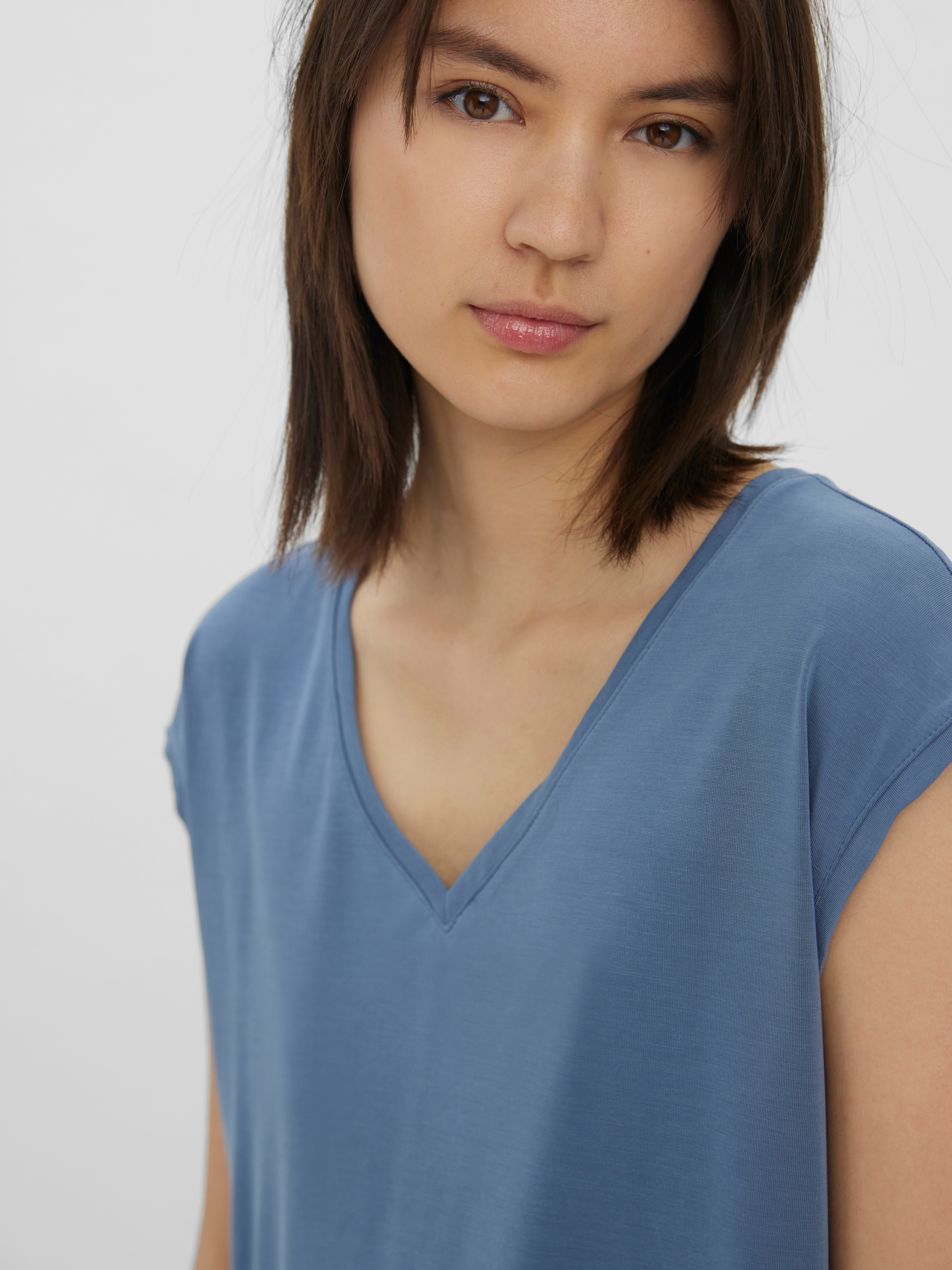 Vero Moda V-Shirt »VMFILLI SS V-NECK TEE GA NOOS«