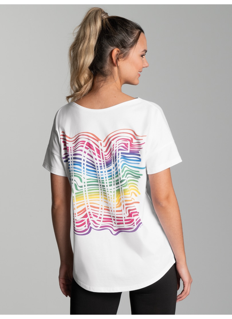 Trigema T-Shirt »TRIGEMA Oversized T-Shirt mit bunten Printmotiven«, (1 tlg.)